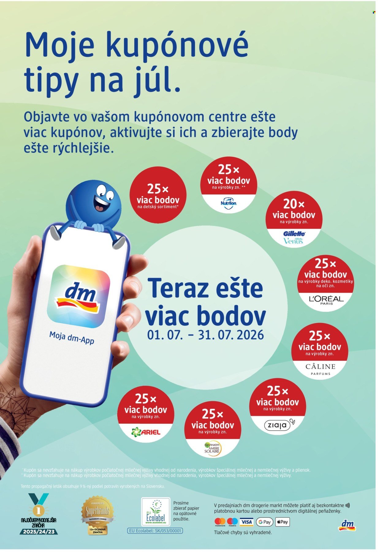 DM DROGERIE leták - Journal júli 2026