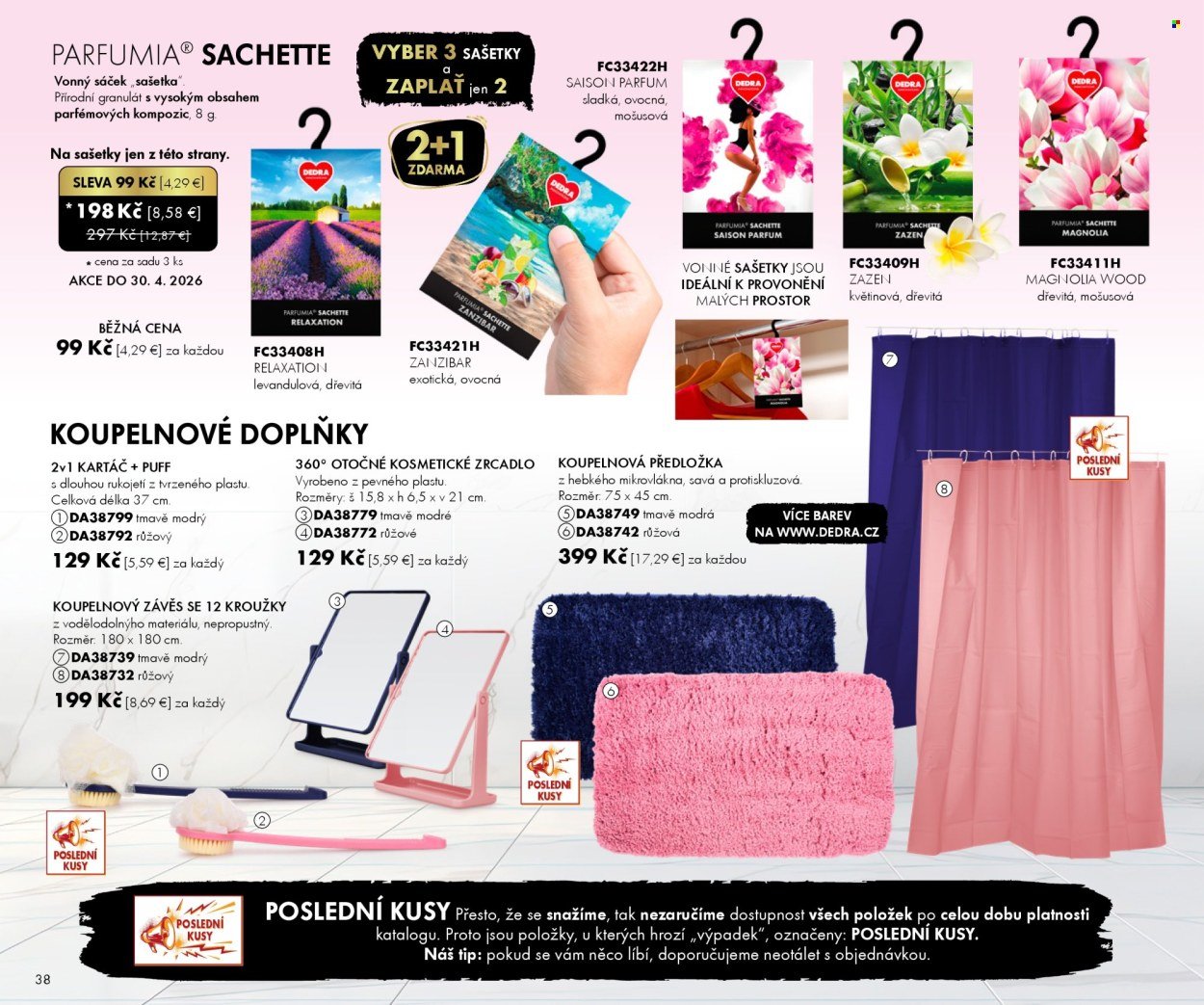 DEDRA leták - Catalogue 4 (2026-03-24 - 2026-04-30) | 38