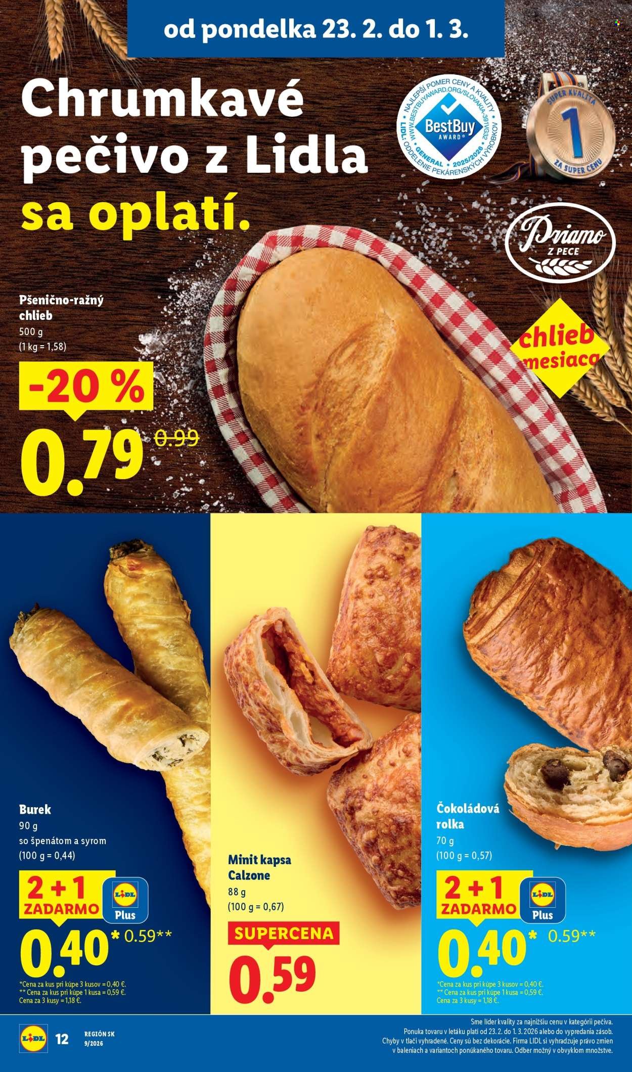 LIDL leták - Od pondelka 23.2.2026 (2026-02-23 - 2026-03-01) | 12