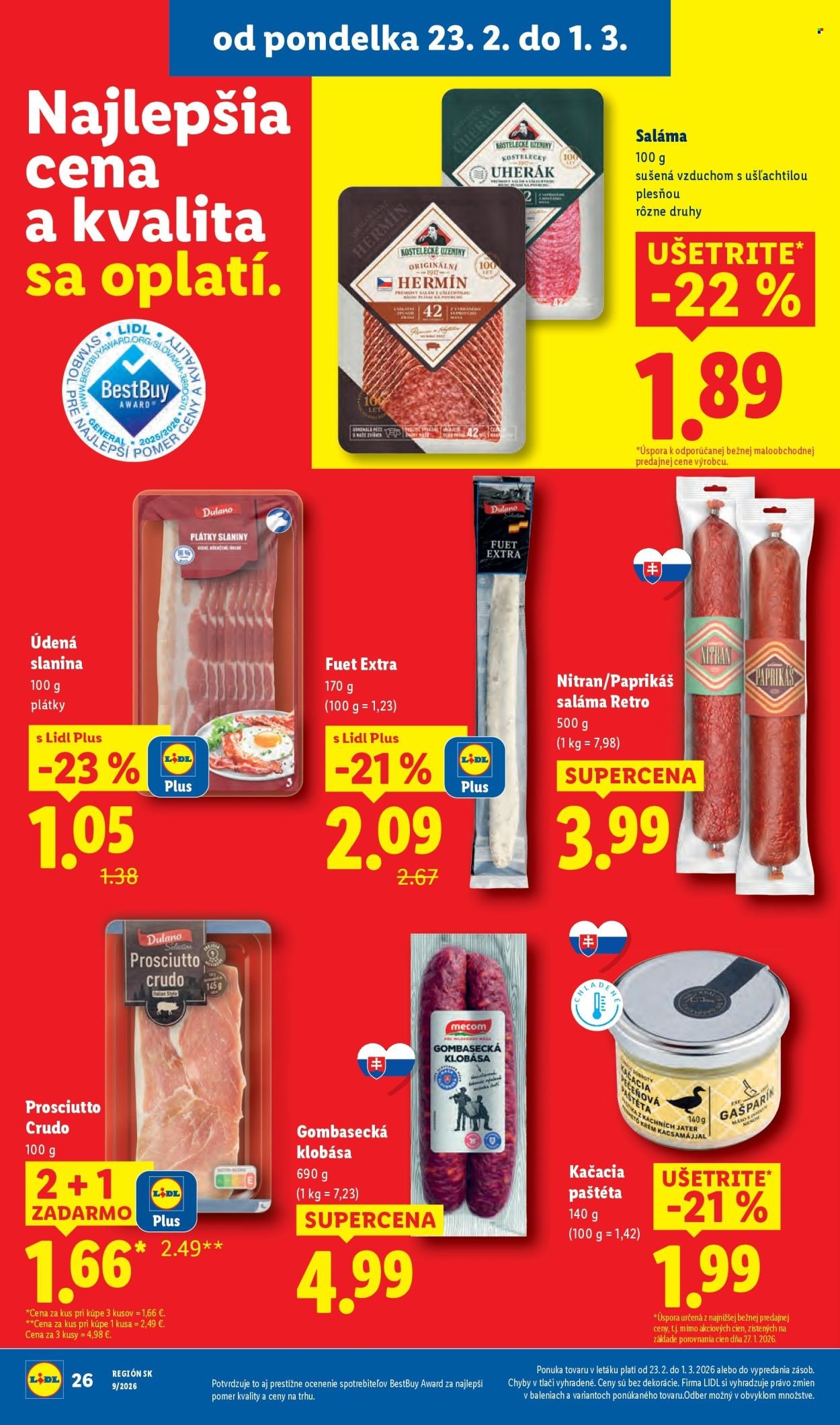 LIDL leták - Od pondelka 23.2.2026 (2026-02-23 - 2026-03-01) | 32