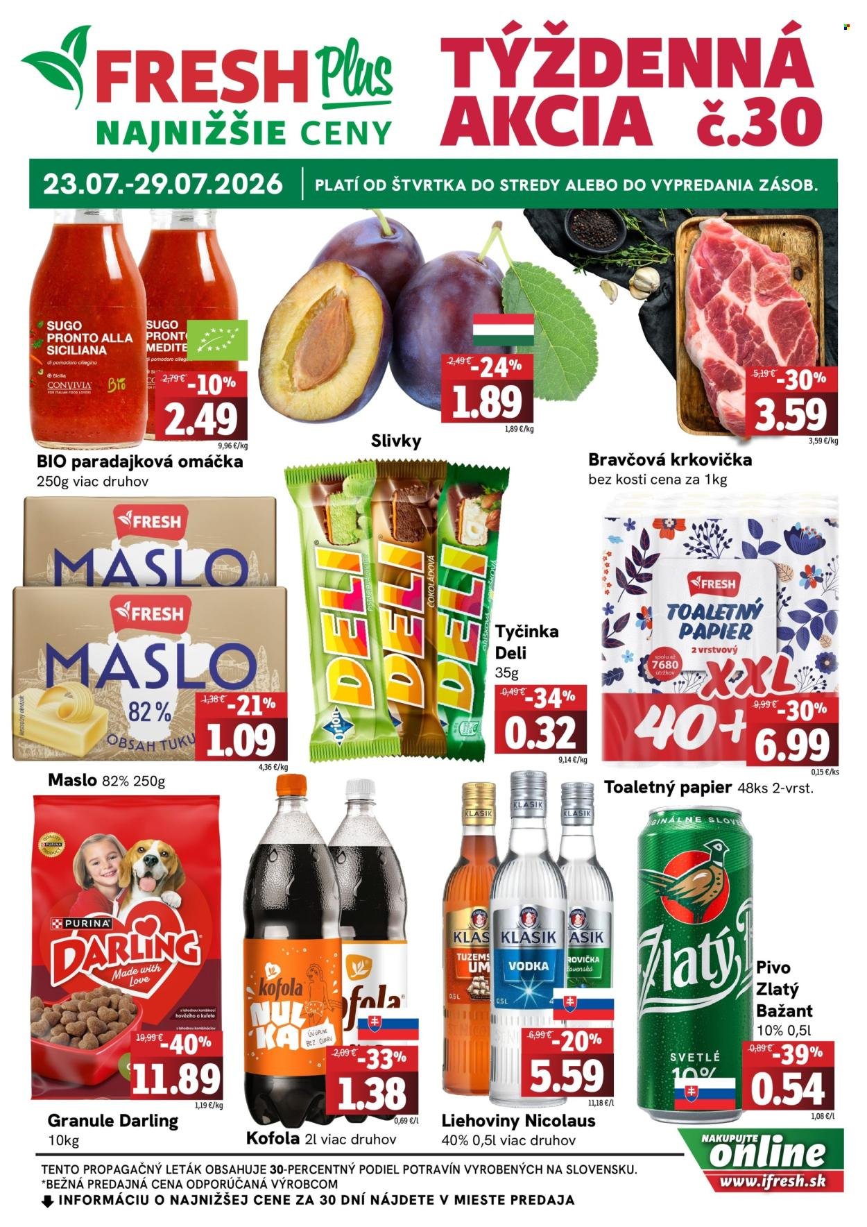 FRESH leták - Týždenná akcia