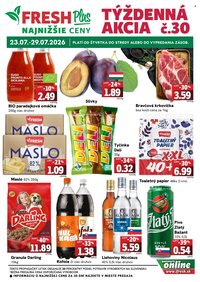 FRESH leták - Týždenná akcia