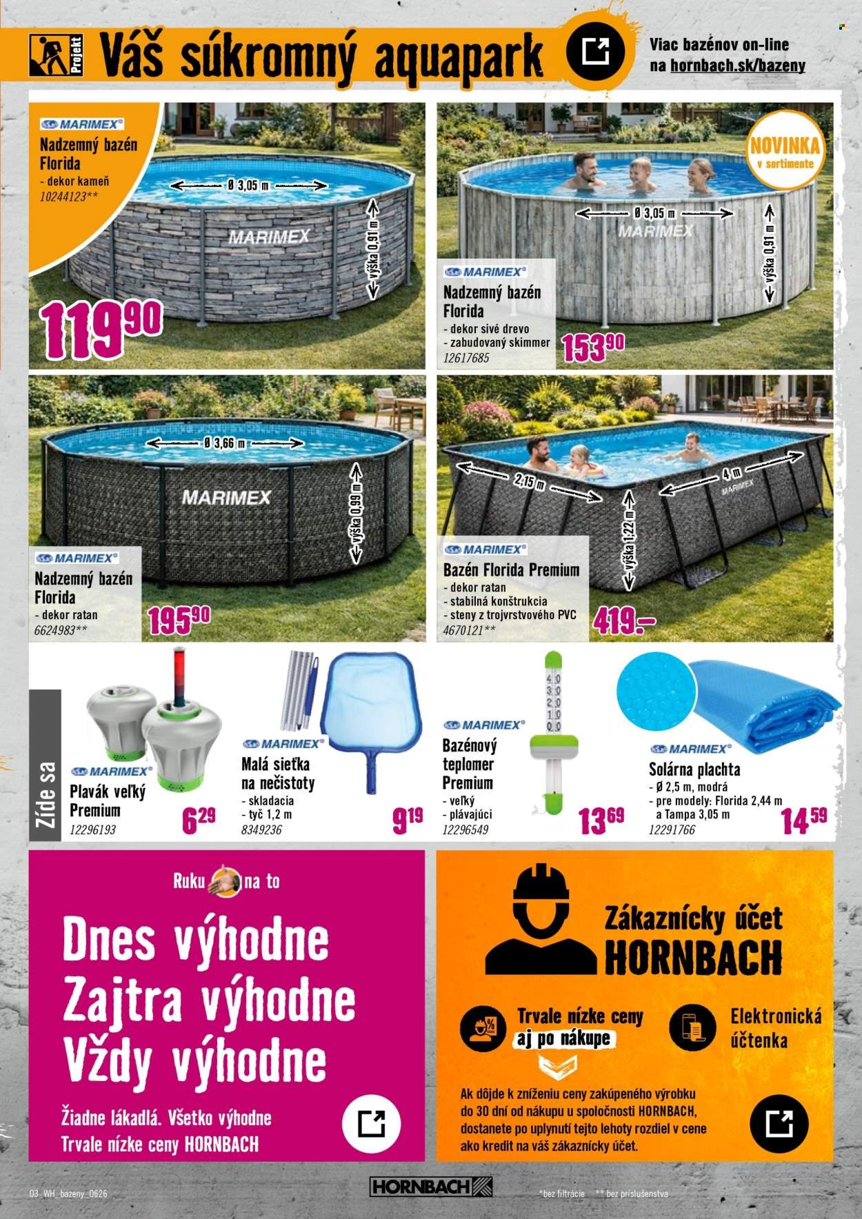 HORNBACH leták - Váš ďalší projekt - Bazény