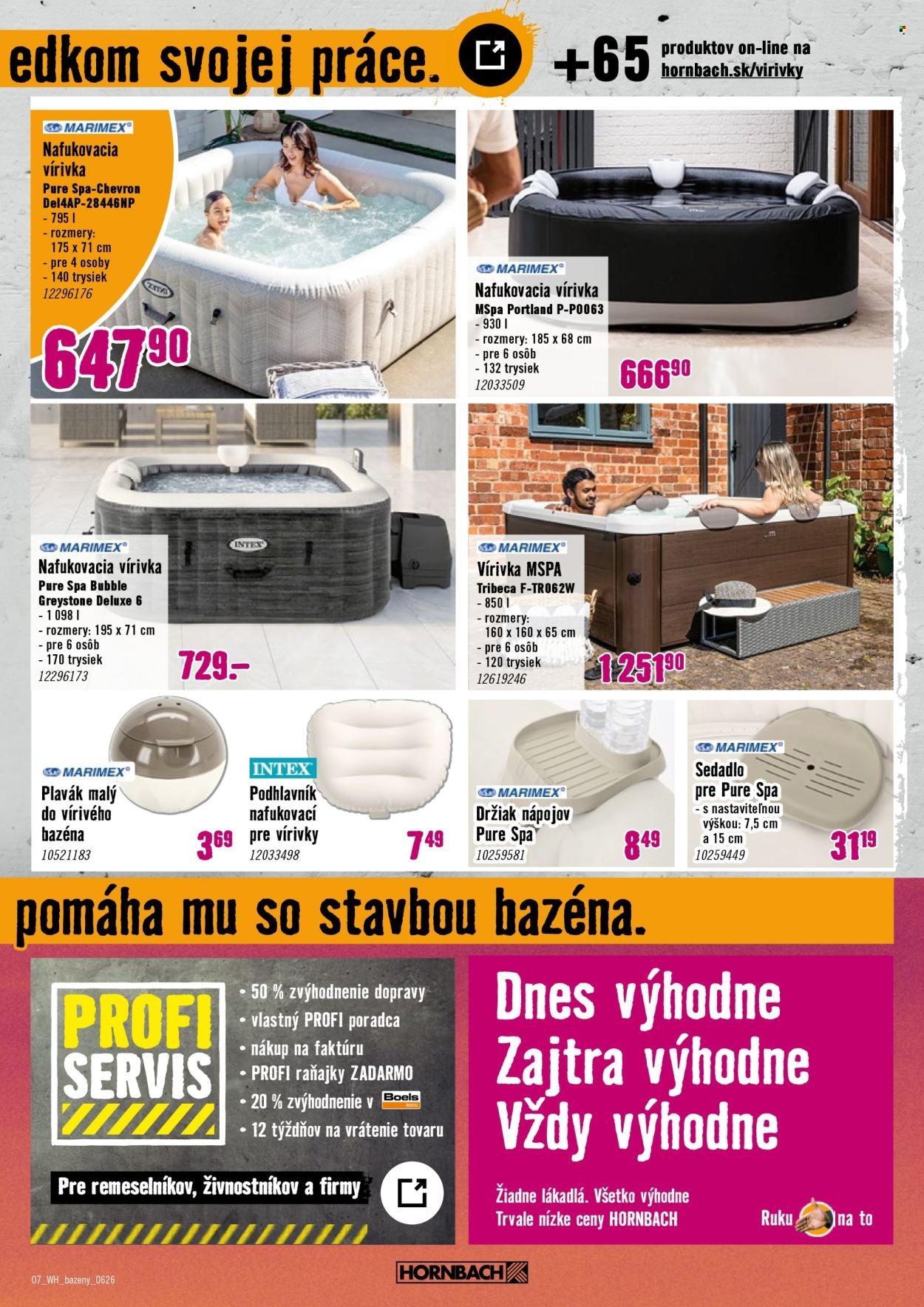 HORNBACH leták - Váš ďalší projekt - Bazény