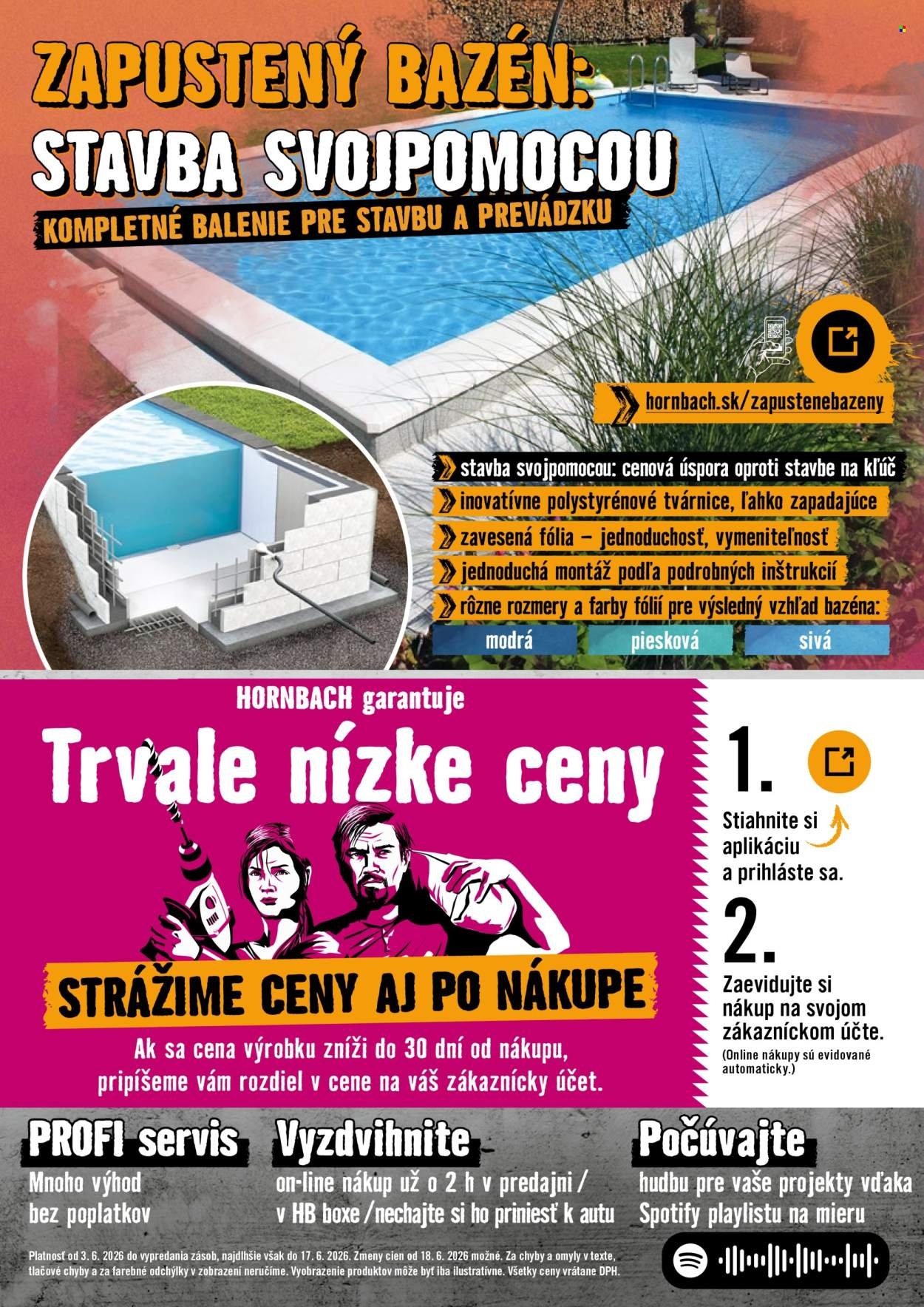 HORNBACH leták - Váš ďalší projekt - Bazény
