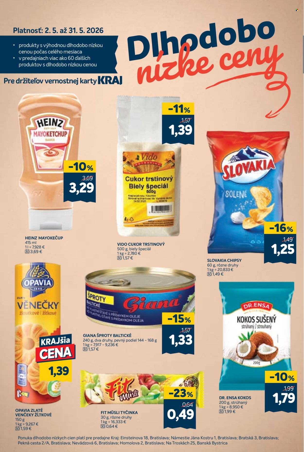 KRAJ leták - Od štvrtka 28.5.2026
