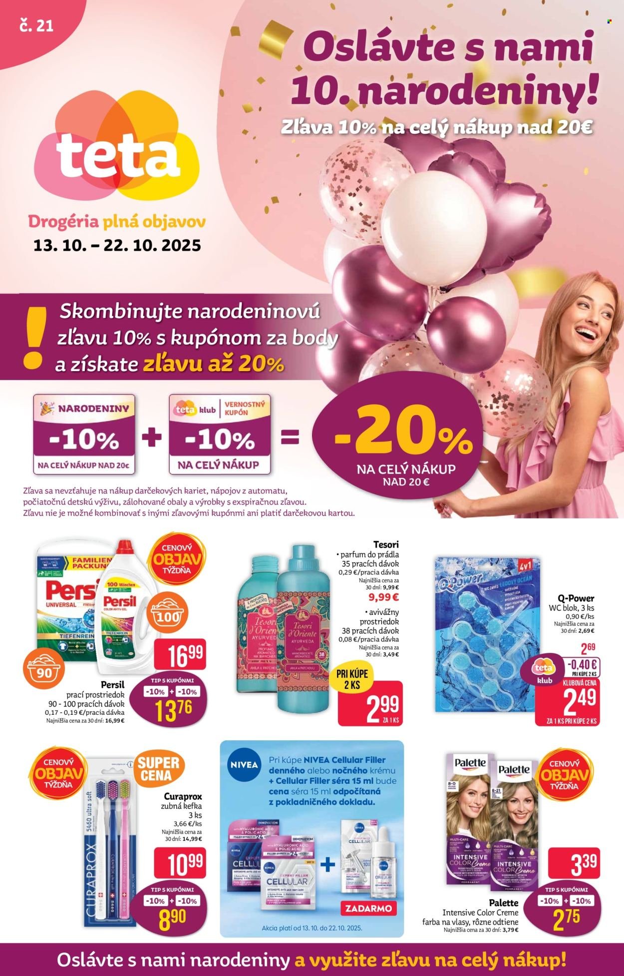 TETA DROGERIE leták - Od pondelka 13.10.2025 (2025-10-13 - 2025-10-22) | 1