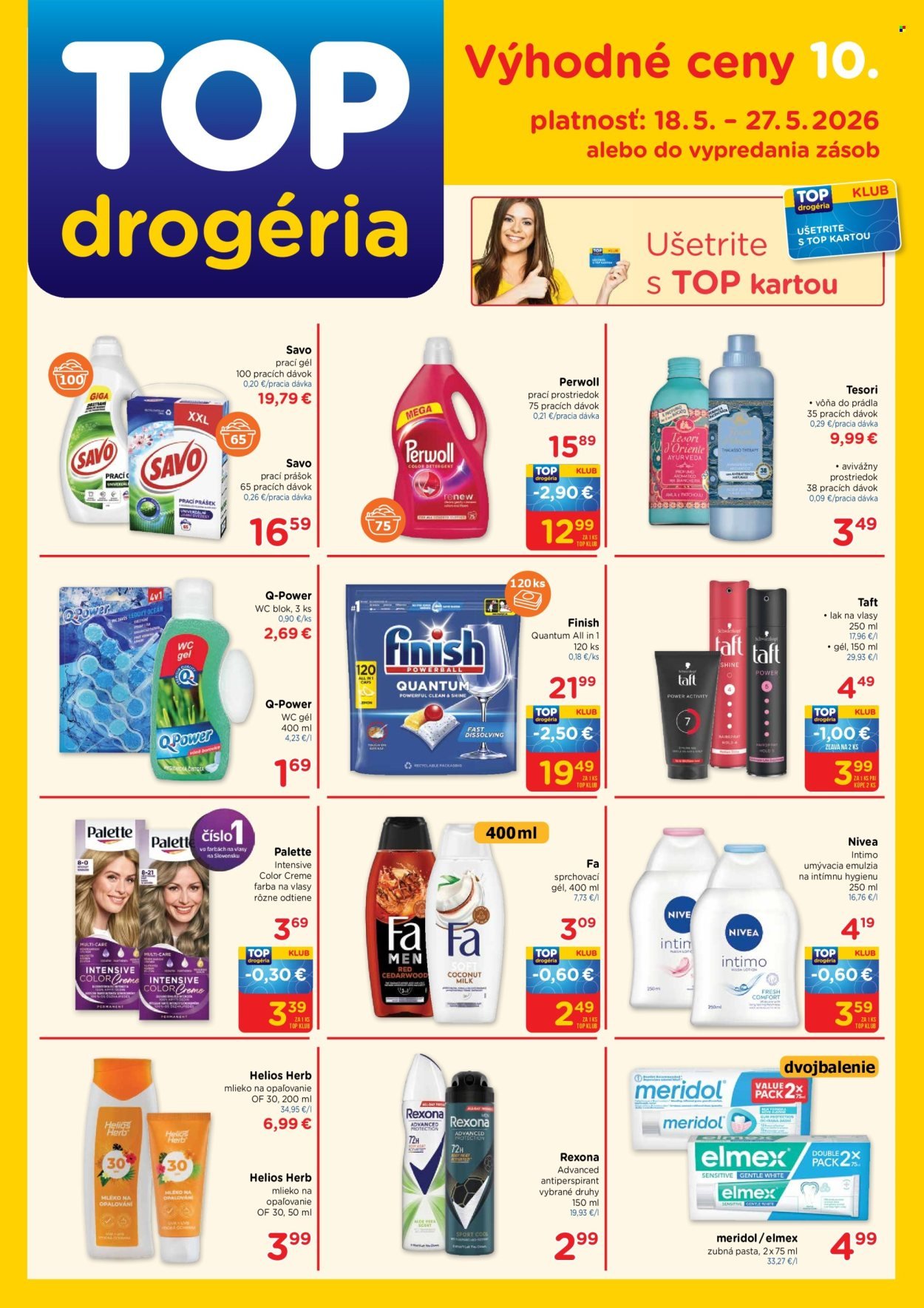 TOP DROGÉRIA leták - Od pondelka 18.5.2026 (2026-05-18 - 2026-05-27) | 1