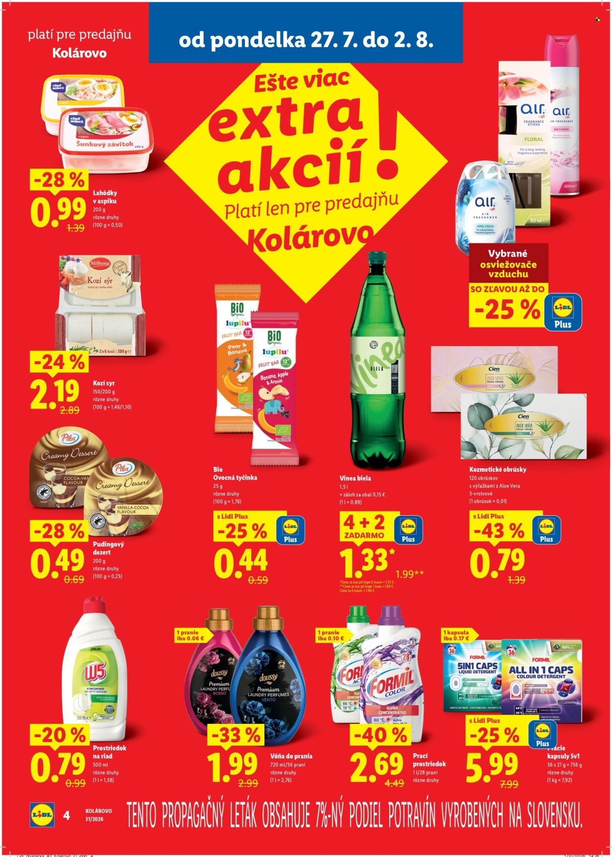 LIDL leták - Nová predajňa v Kolárove