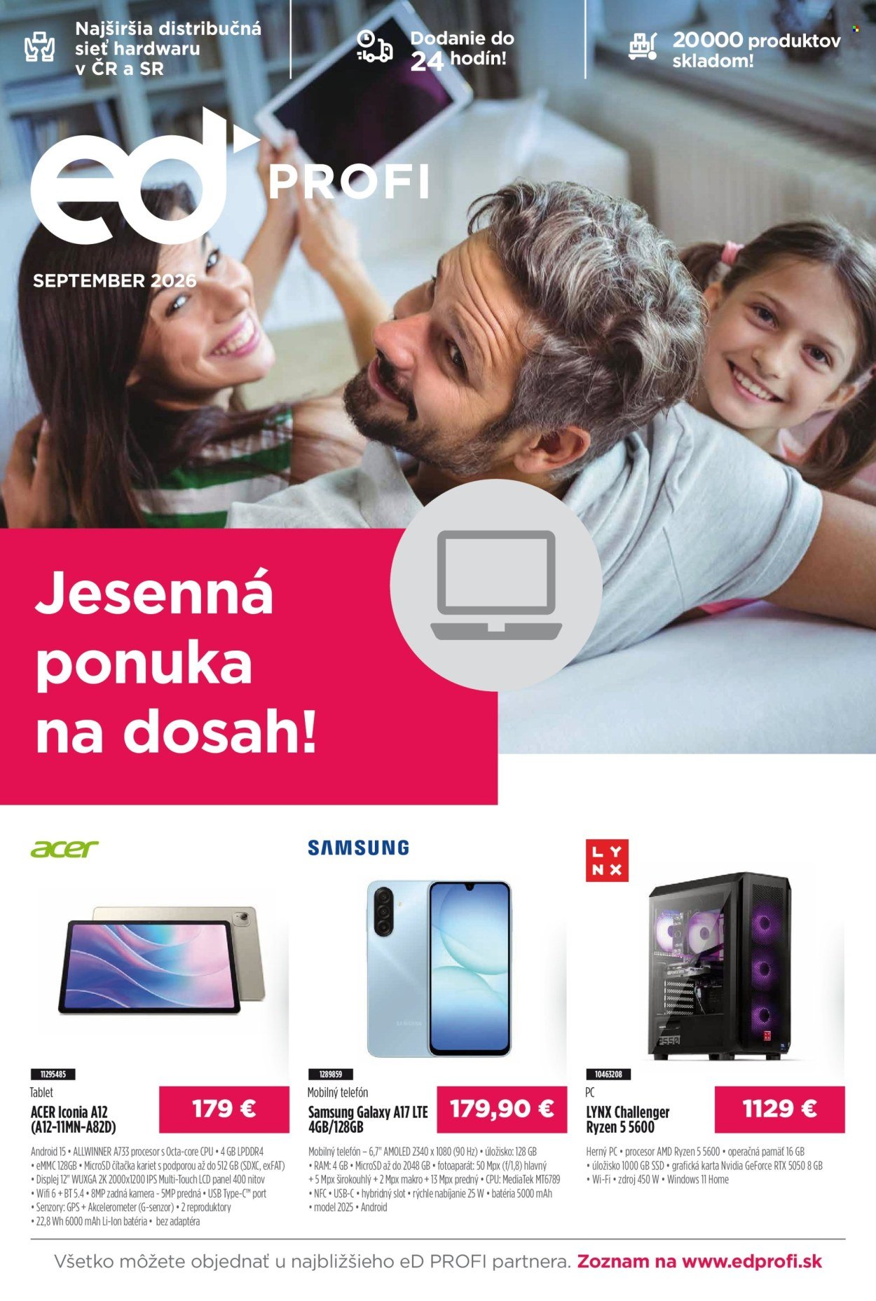 ED PROFI leták - Od utorka 1.9.2026