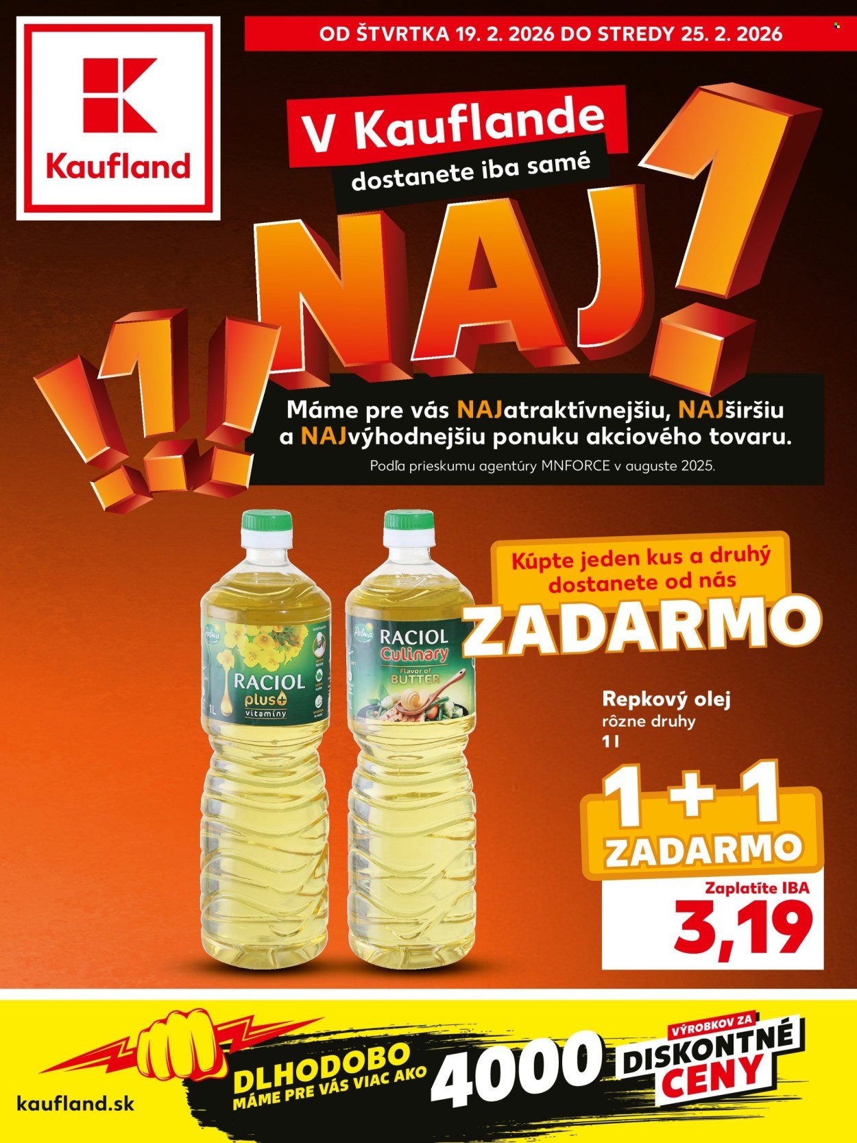 KAUFLAND leták - NAJ! (2026-02-19 - 2026-02-25) | 1