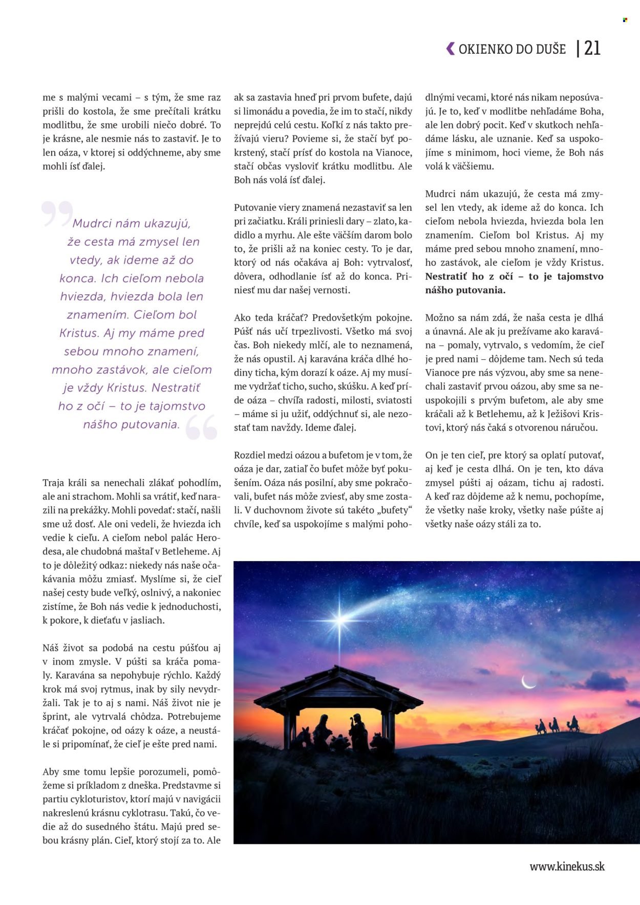 KINEKUS leták - K-Magazín Zima 2025 (2026-01-13) | 21