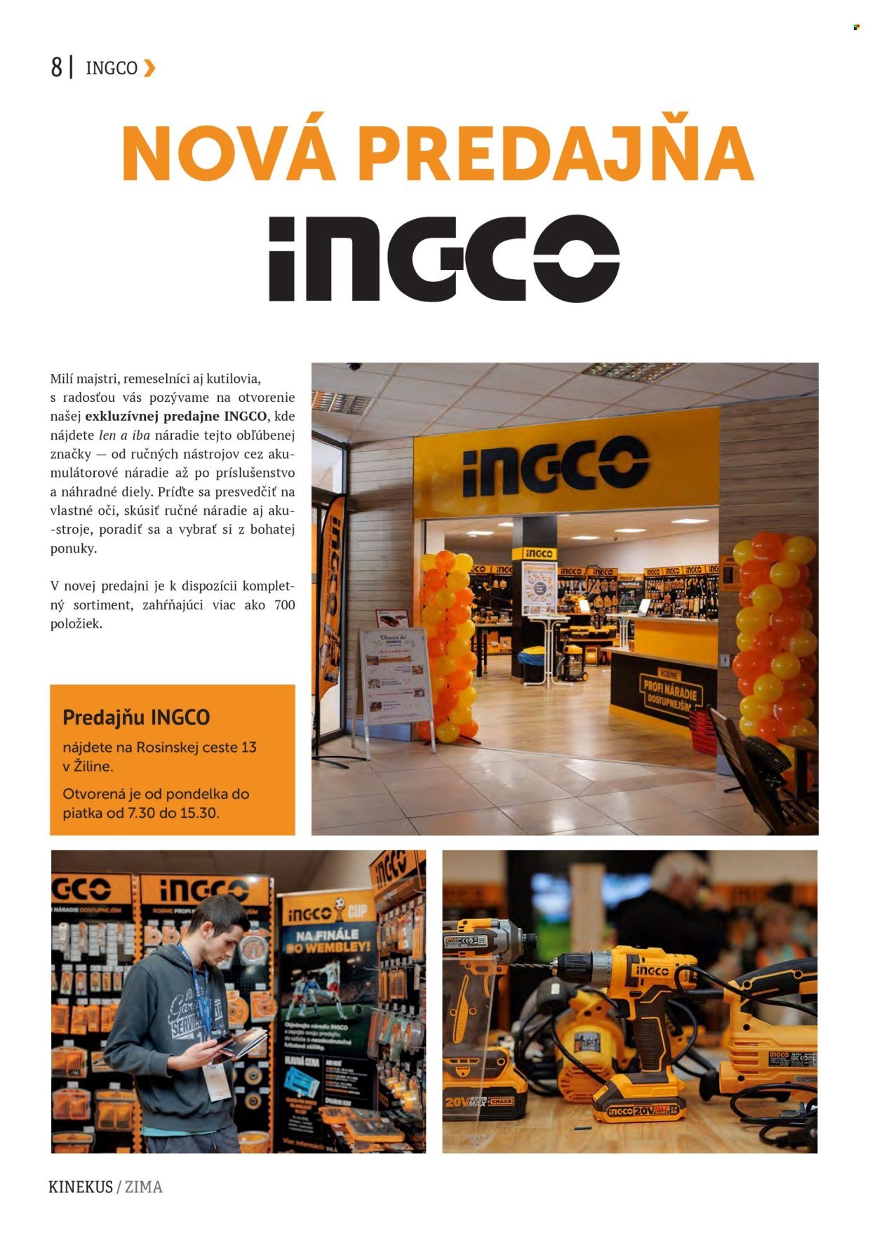 KINEKUS leták - K-Magazín Zima 2025 (2026-01-13) | 8