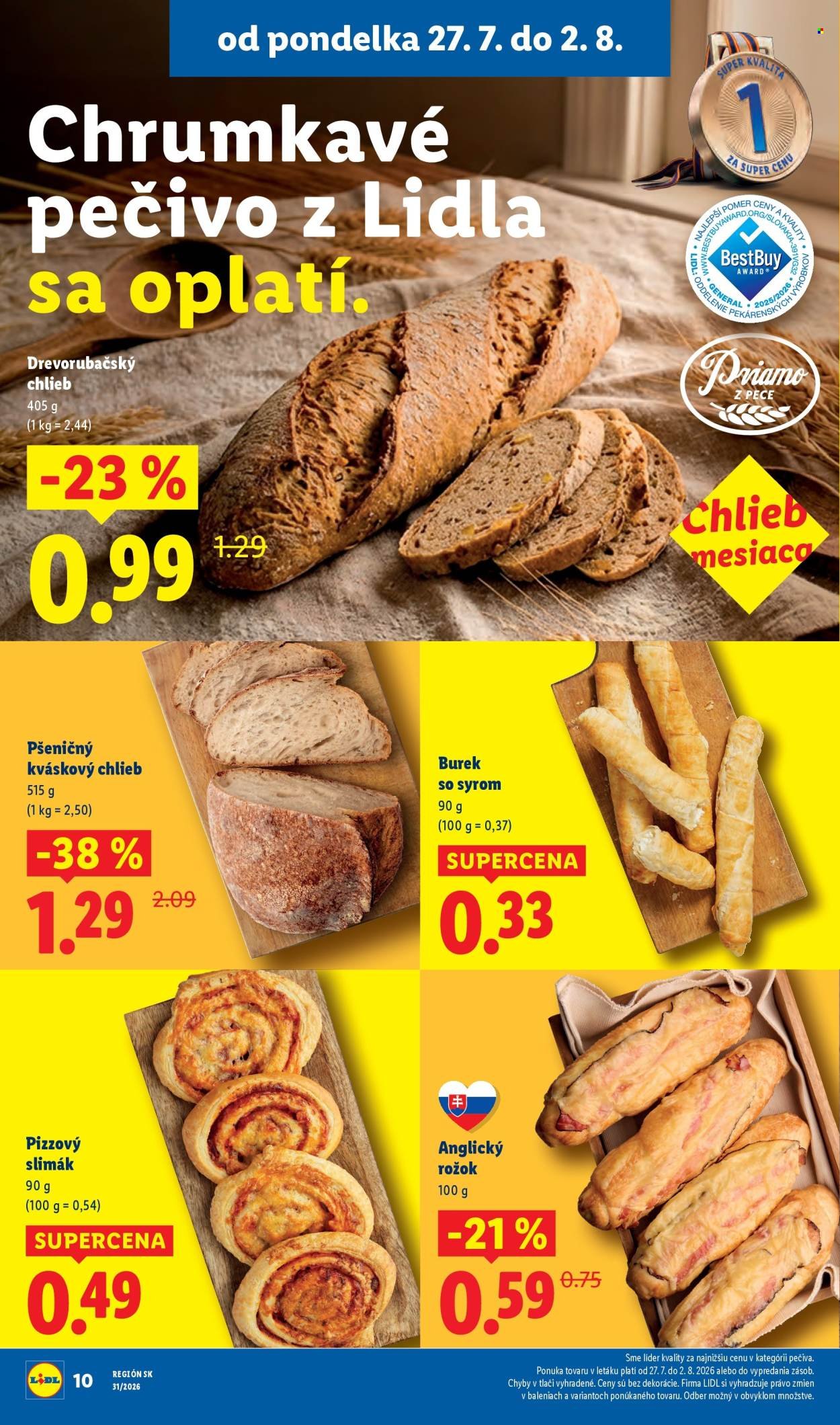 LIDL leták - Od pondelka 27.7.2026