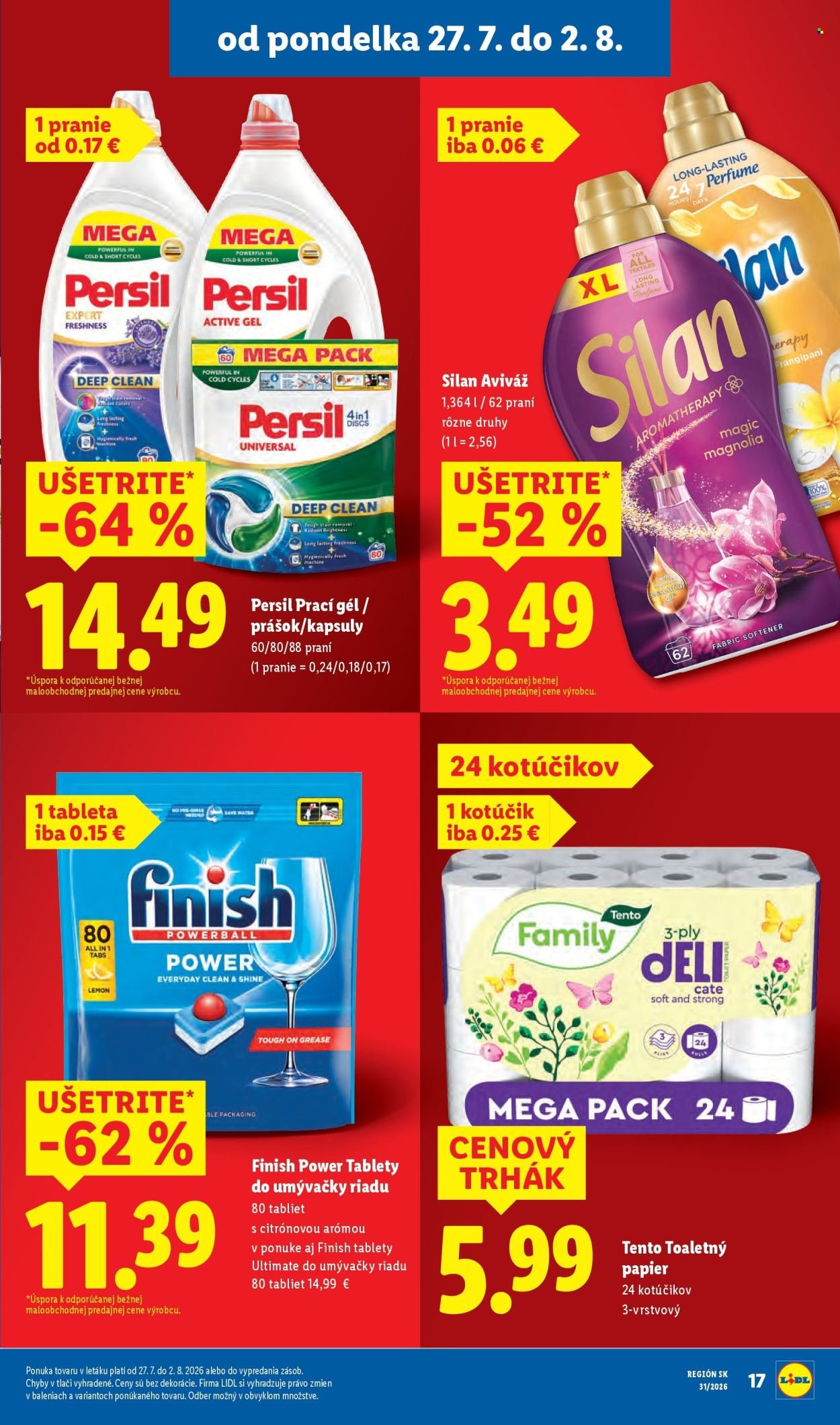 LIDL leták - Od pondelka 27.7.2026