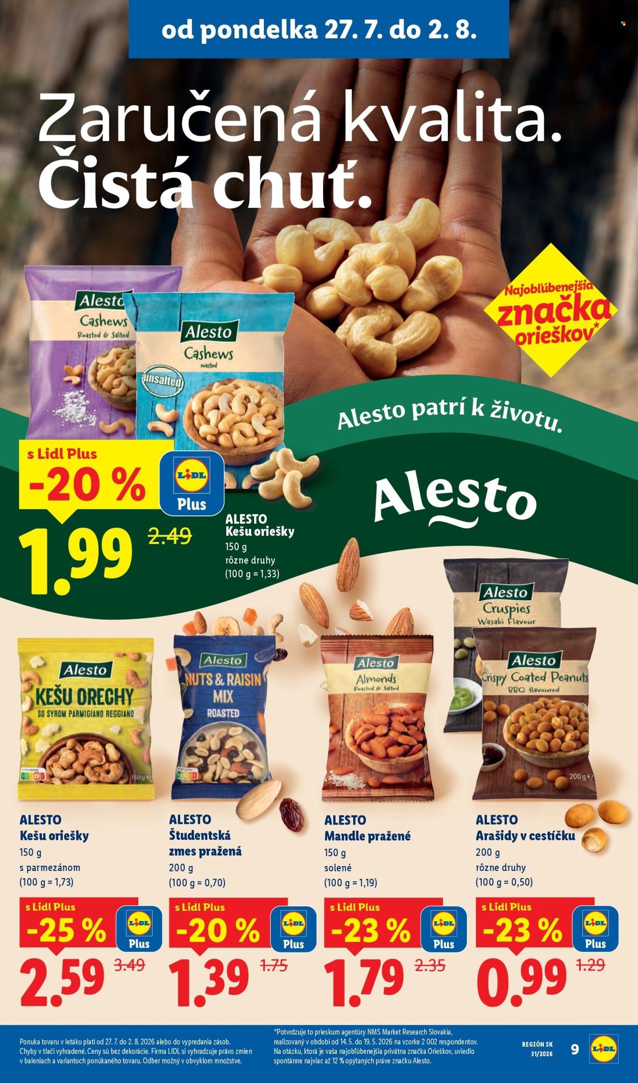 LIDL leták - Od pondelka 27.7.2026