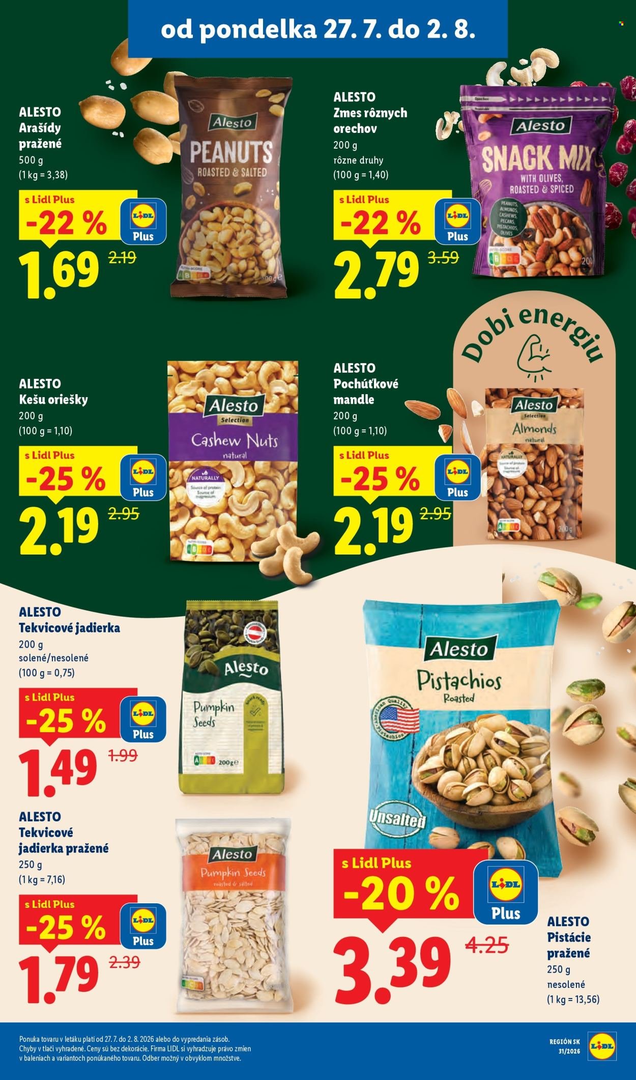 LIDL leták - Od pondelka 27.7.2026