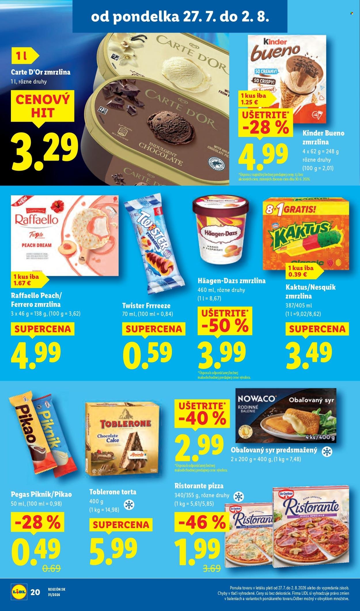 LIDL leták - Od pondelka 27.7.2026