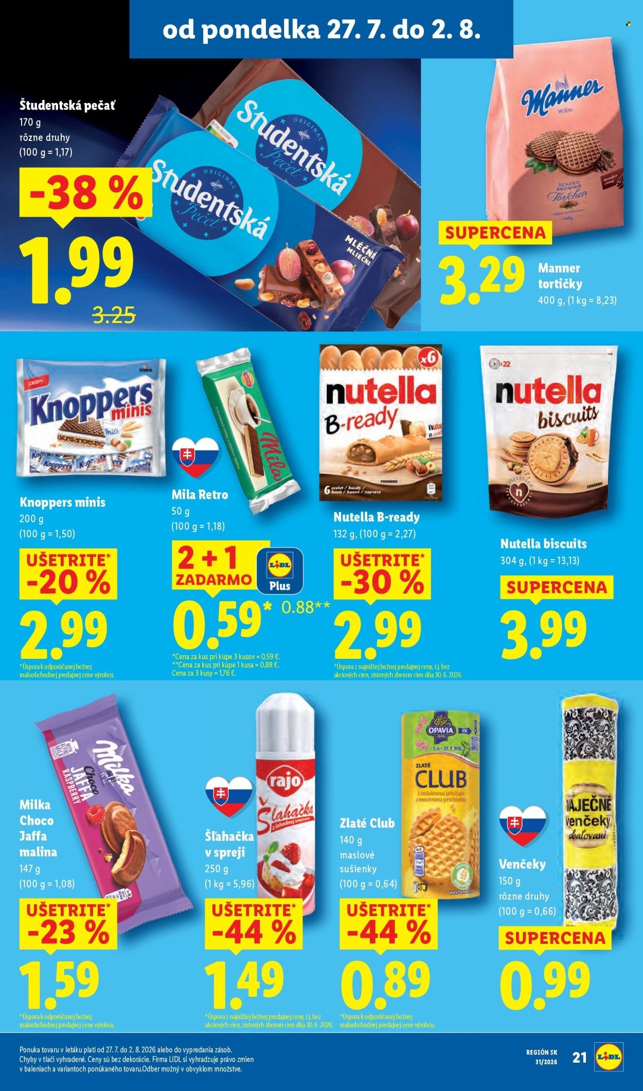 LIDL leták - Od pondelka 27.7.2026