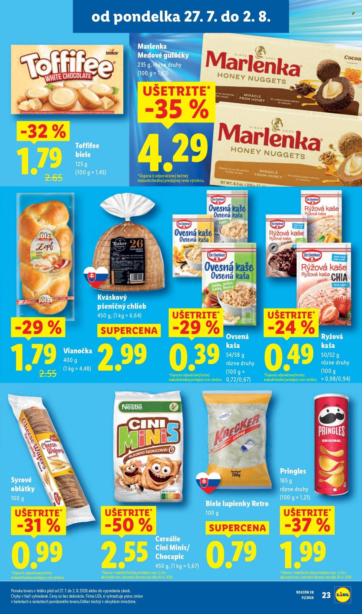 LIDL leták - Od pondelka 27.7.2026