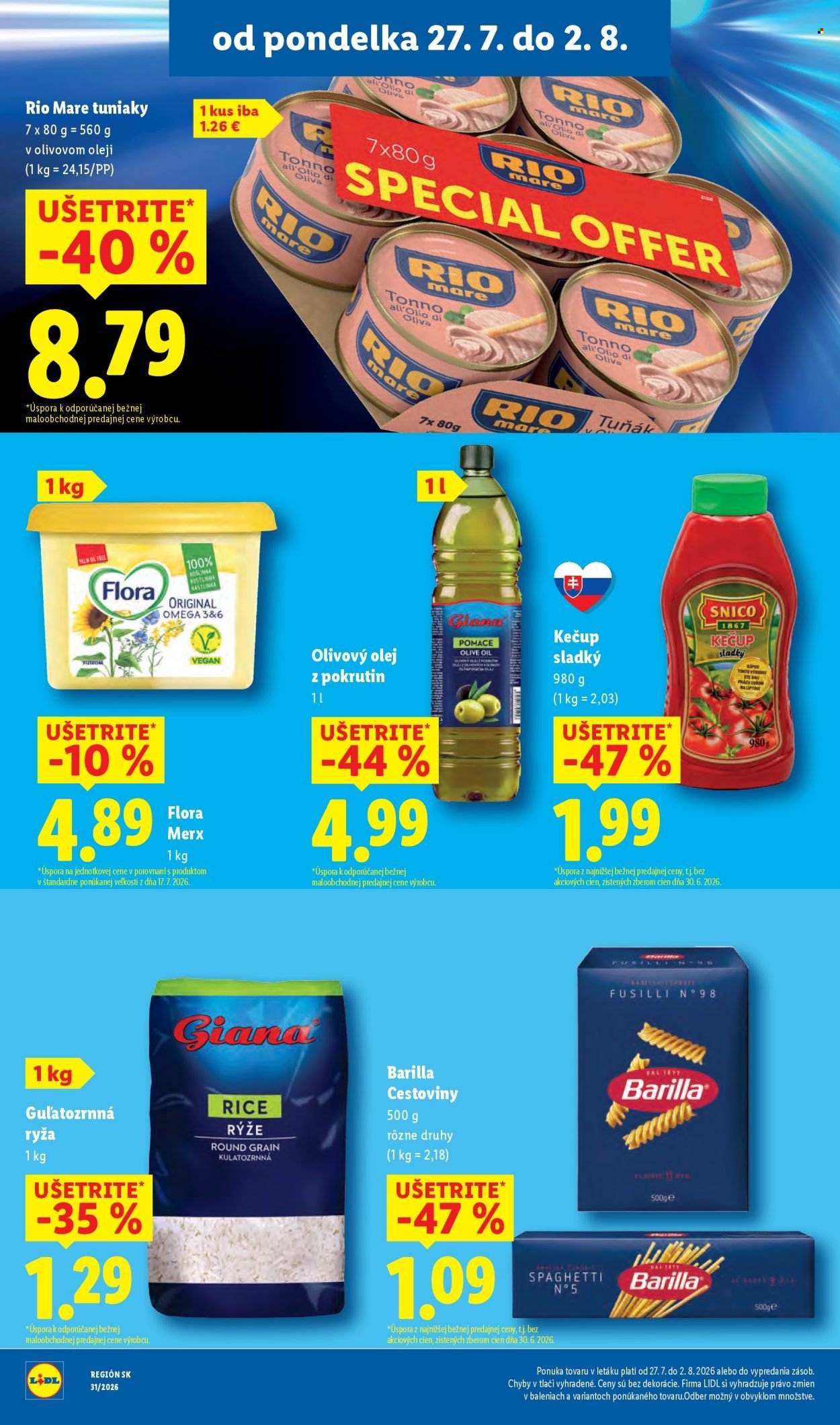 LIDL leták - Od pondelka 27.7.2026