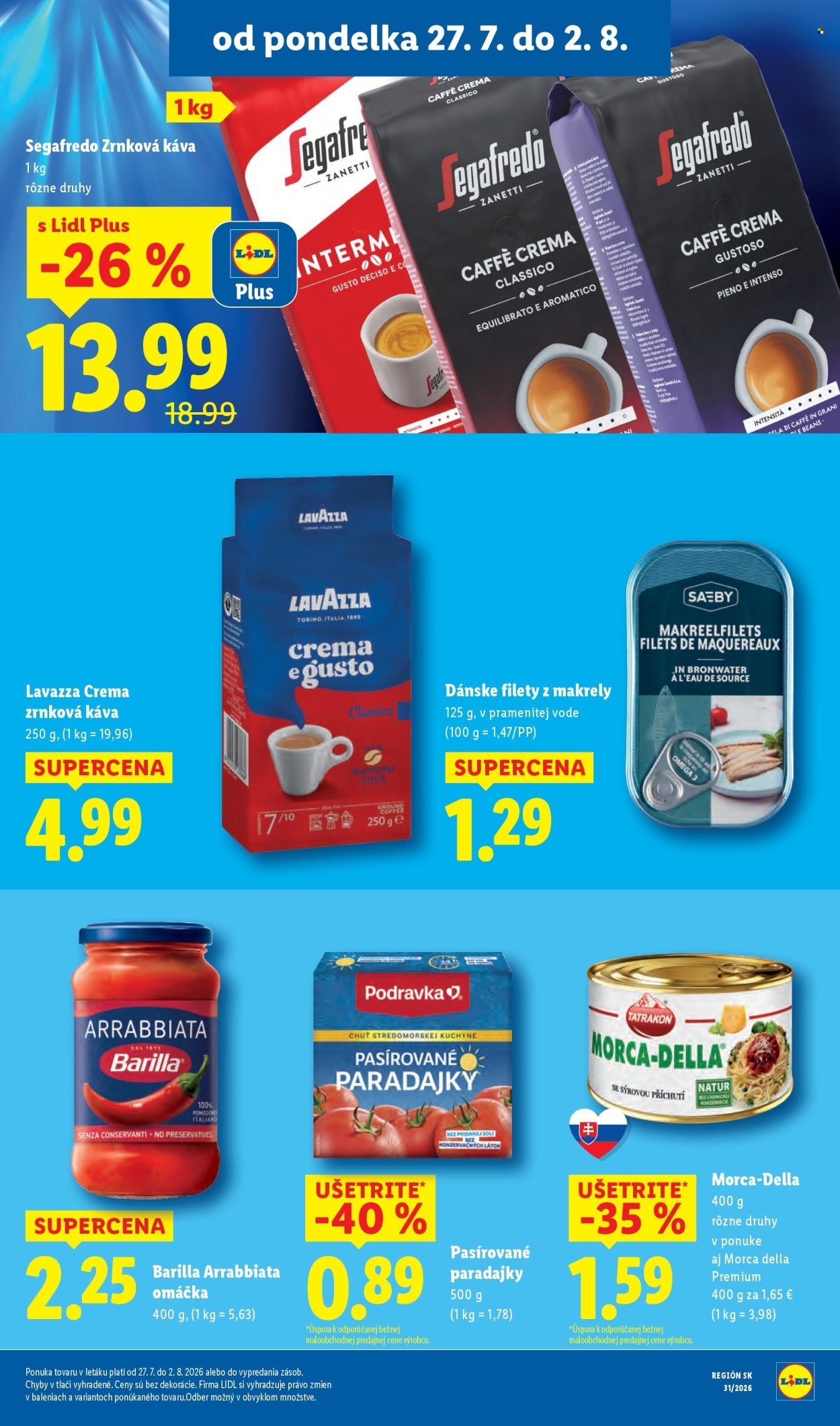 LIDL leták - Od pondelka 27.7.2026