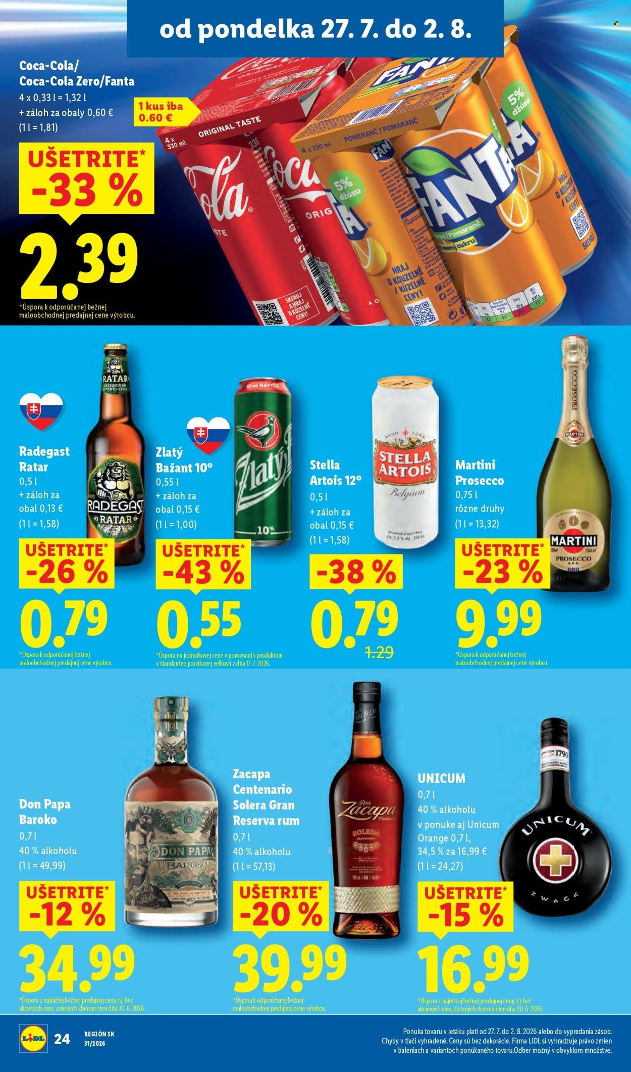 LIDL leták - Od pondelka 27.7.2026