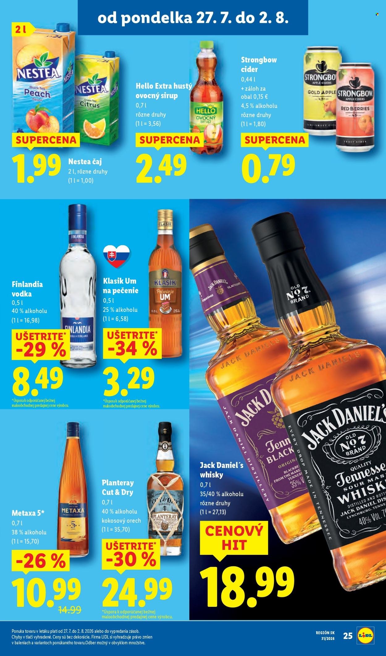 LIDL leták - Od pondelka 27.7.2026