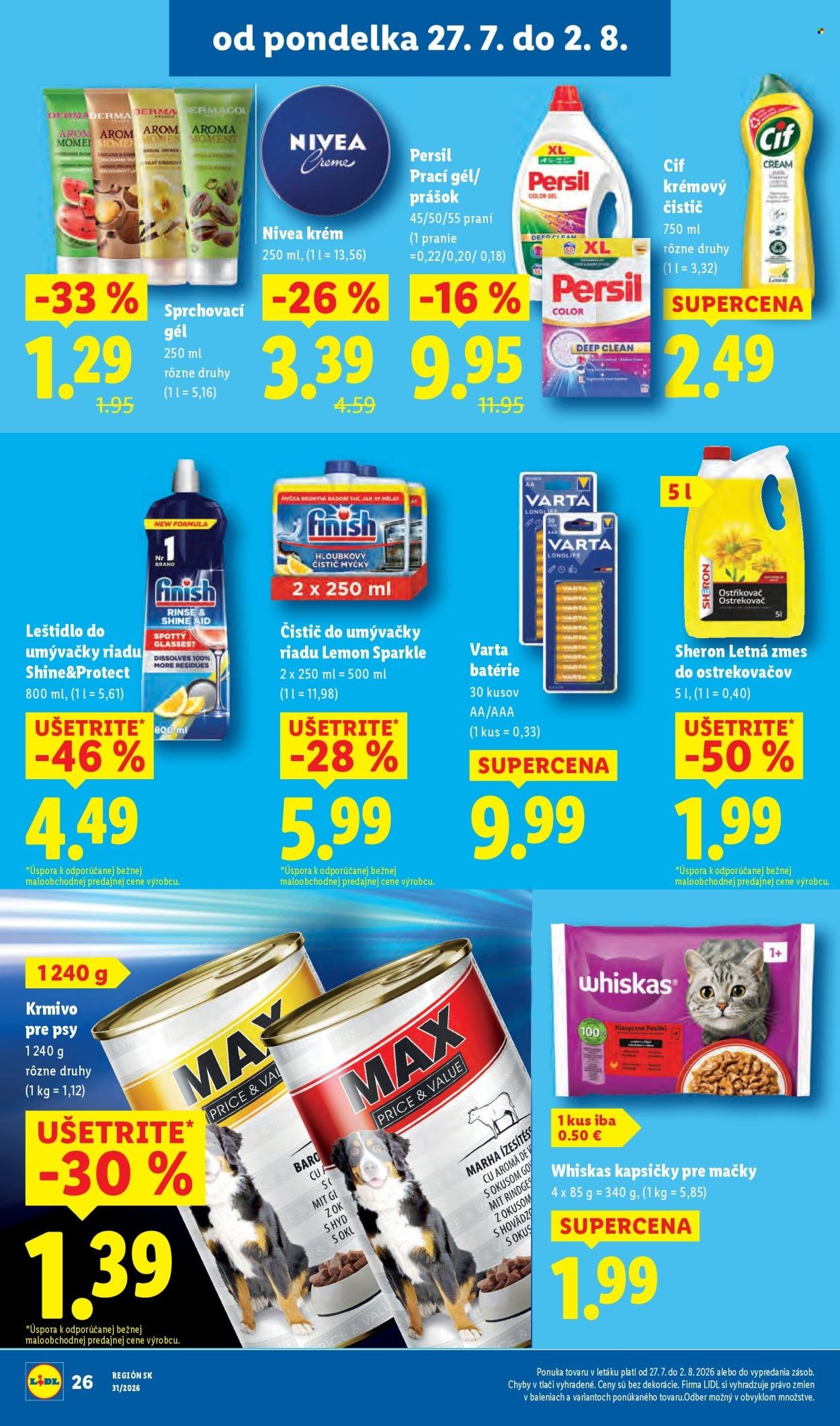 LIDL leták - Od pondelka 27.7.2026