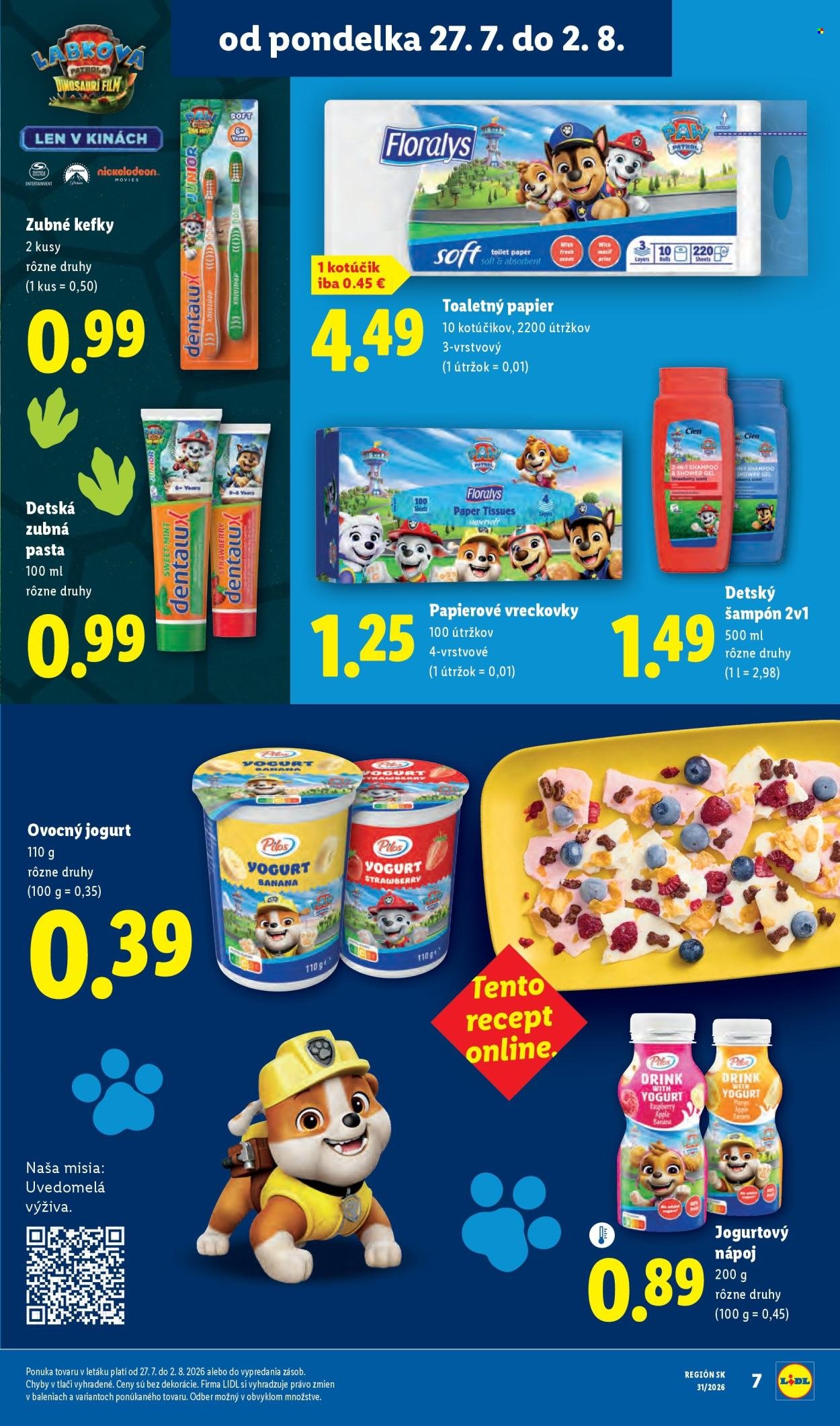 LIDL leták - Od pondelka 27.7.2026