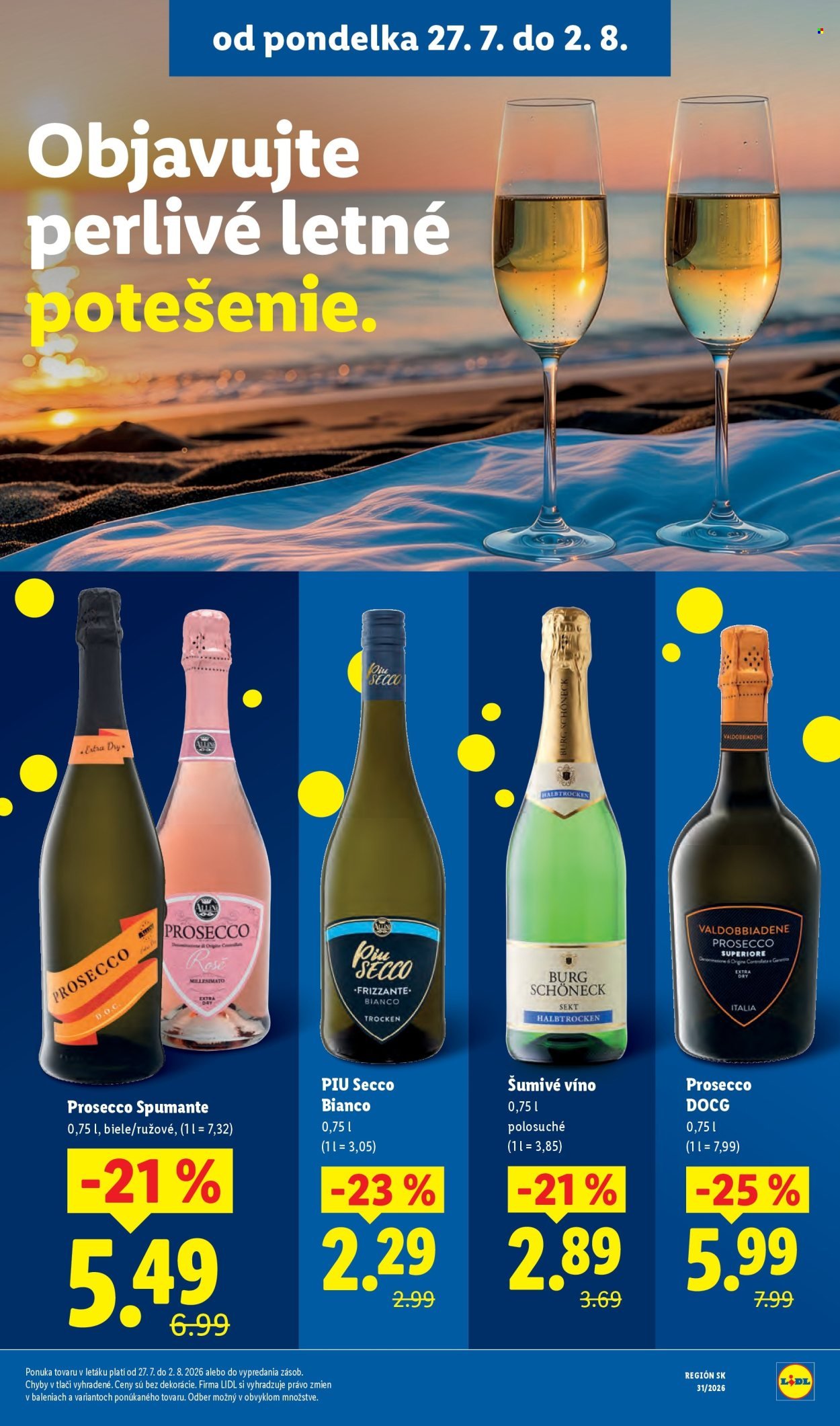 LIDL leták - Od pondelka 27.7.2026