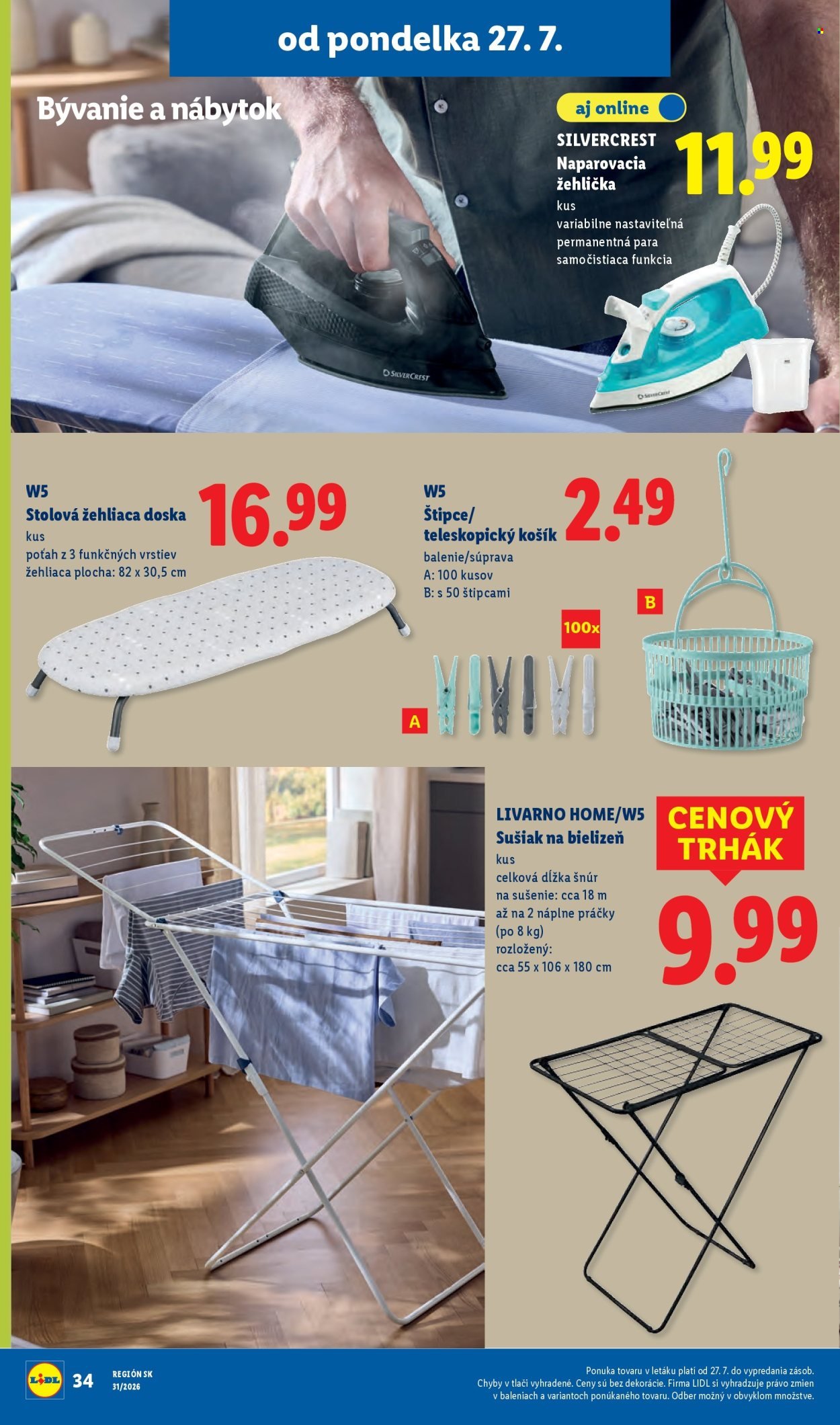 LIDL leták - Od pondelka 27.7.2026
