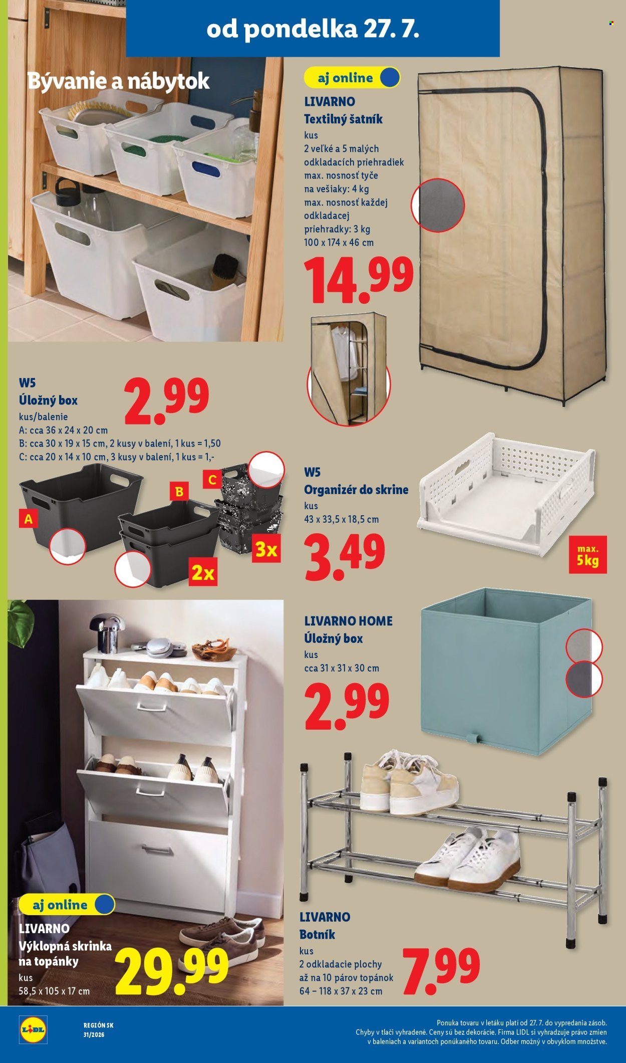 LIDL leták - Od pondelka 27.7.2026