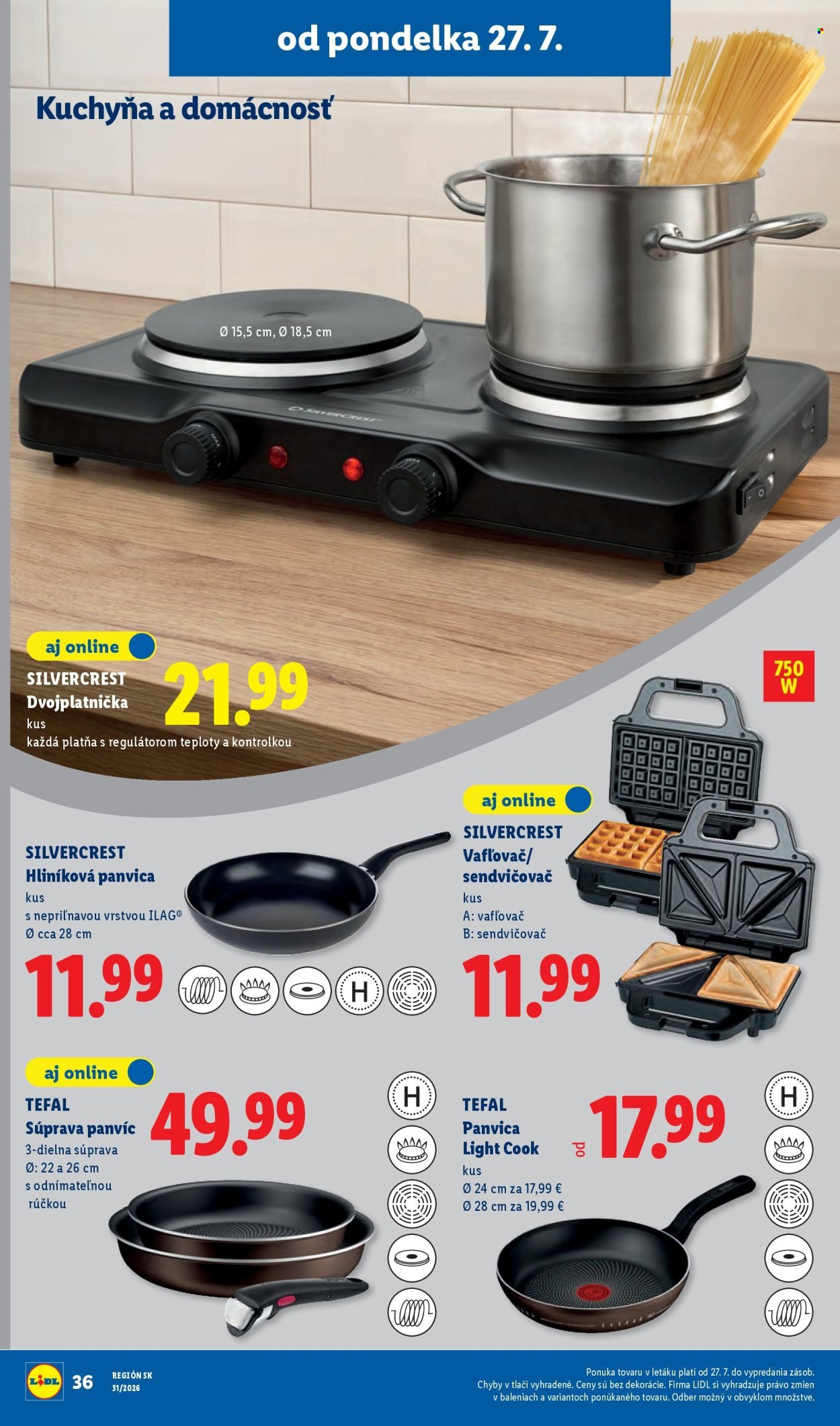 LIDL leták - Od pondelka 27.7.2026