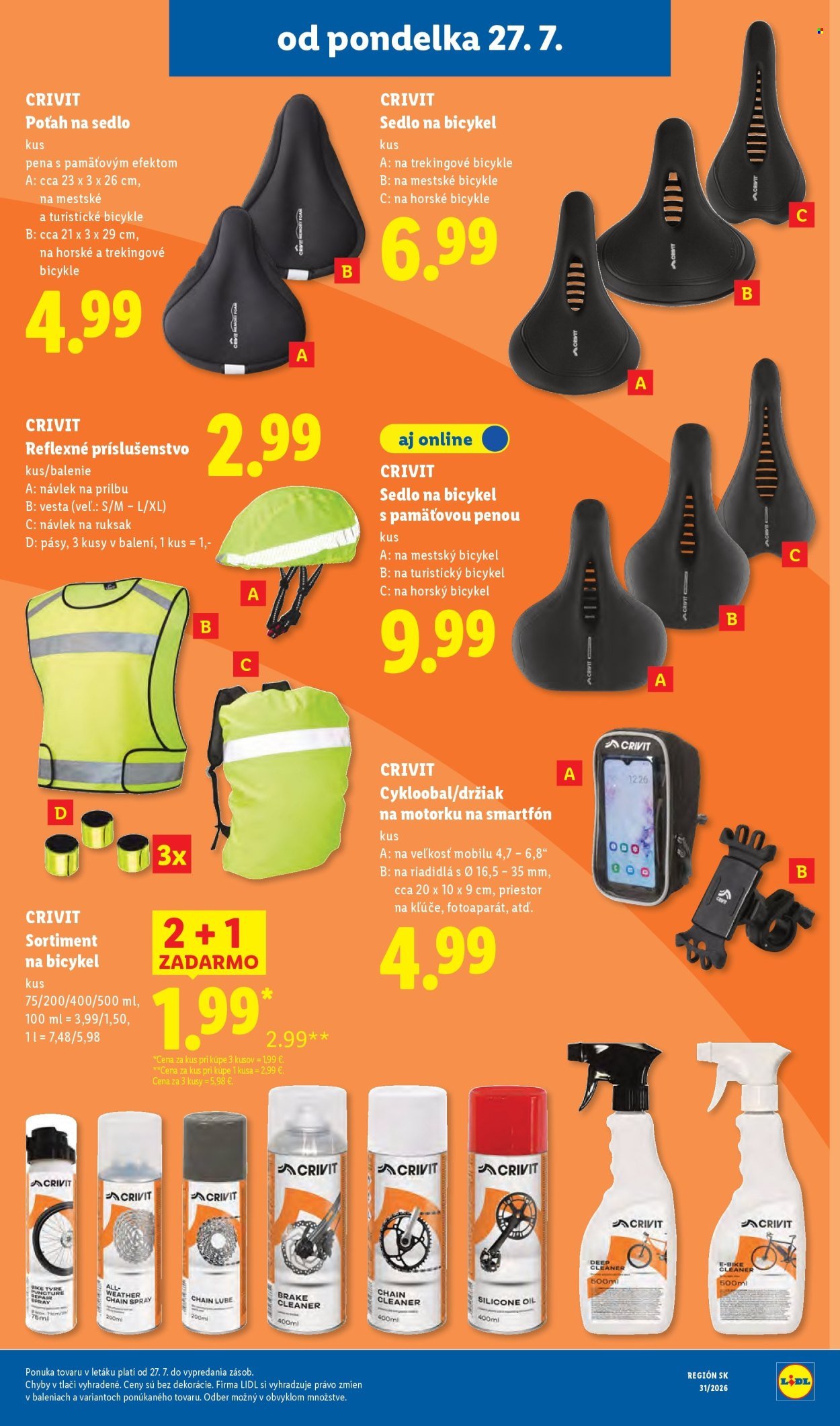 LIDL leták - Od pondelka 27.7.2026