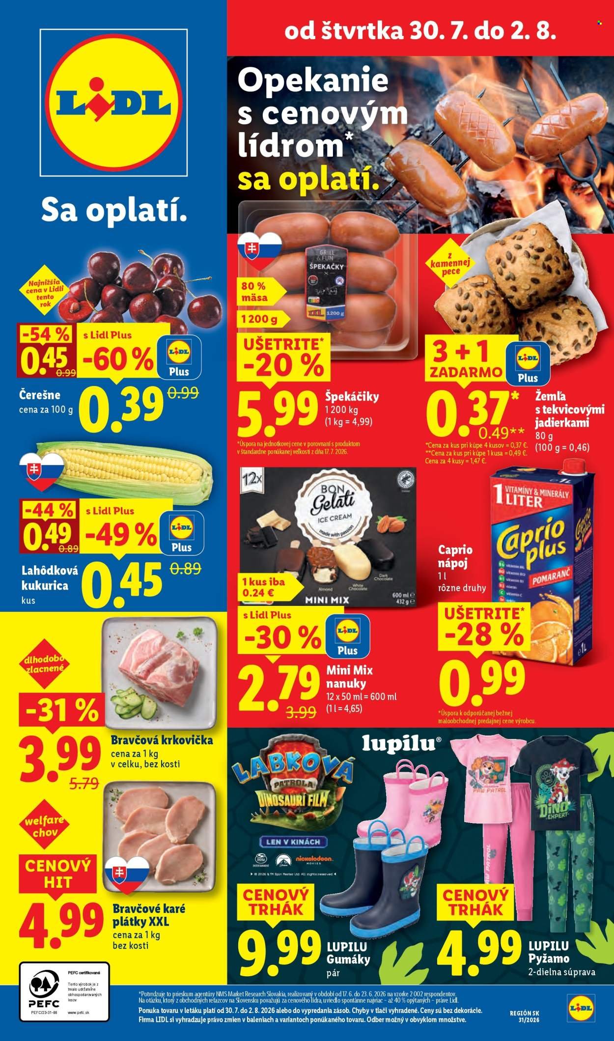 LIDL leták - Od pondelka 27.7.2026