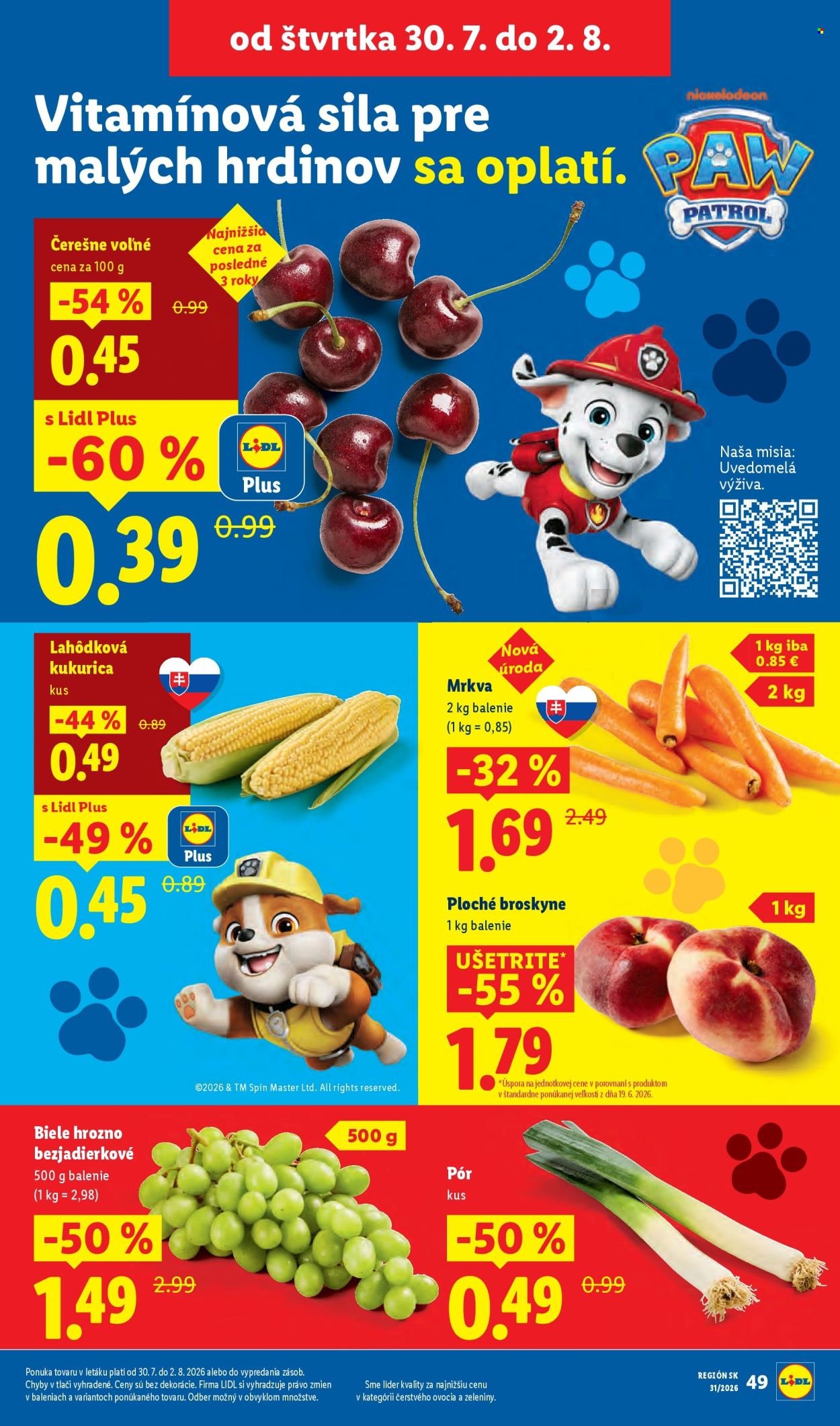 LIDL leták - Od pondelka 27.7.2026