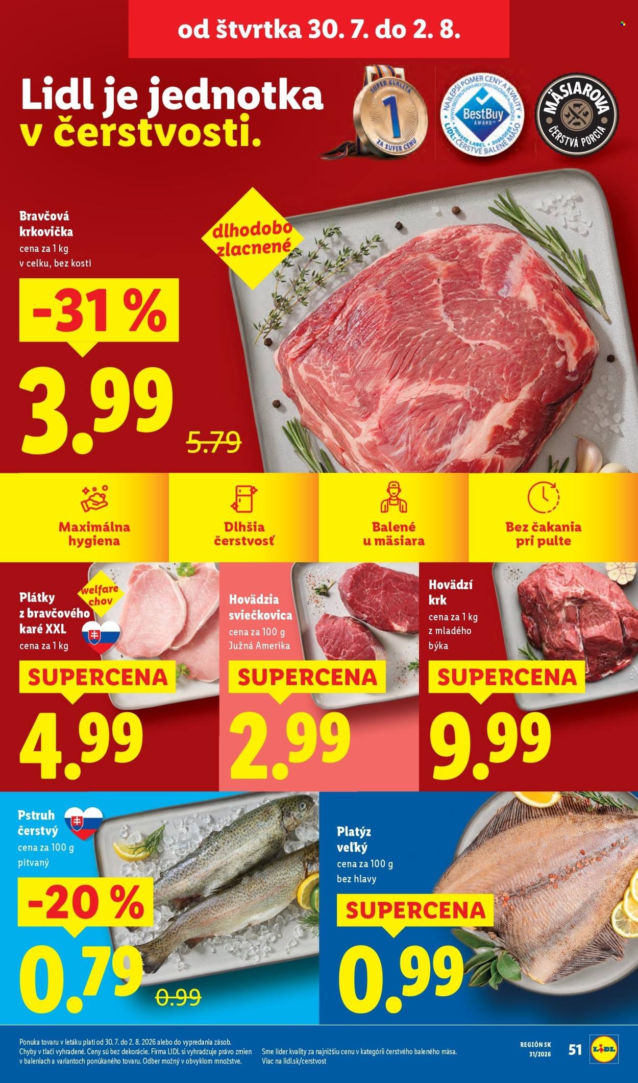 LIDL leták - Od pondelka 27.7.2026