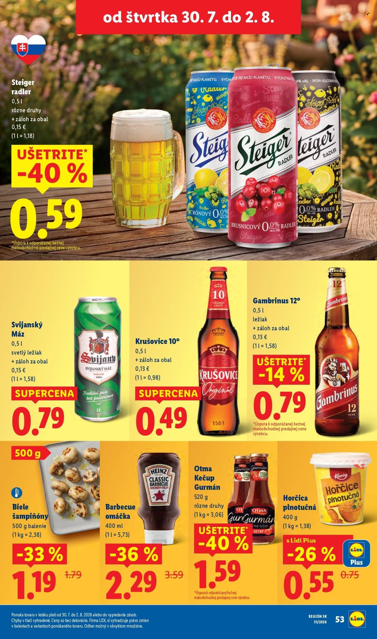 LIDL leták - Od pondelka 27.7.2026