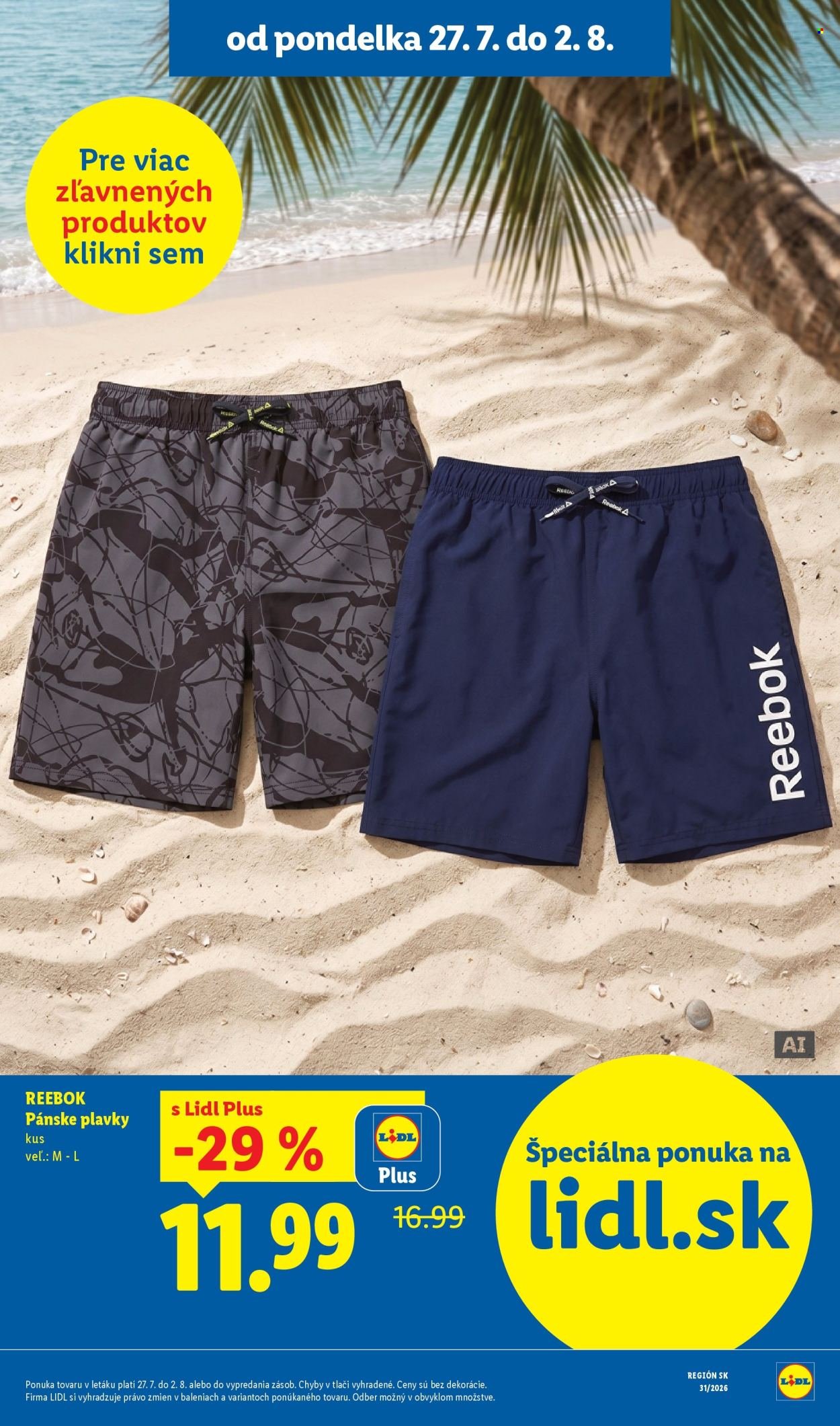LIDL leták - Od pondelka 27.7.2026