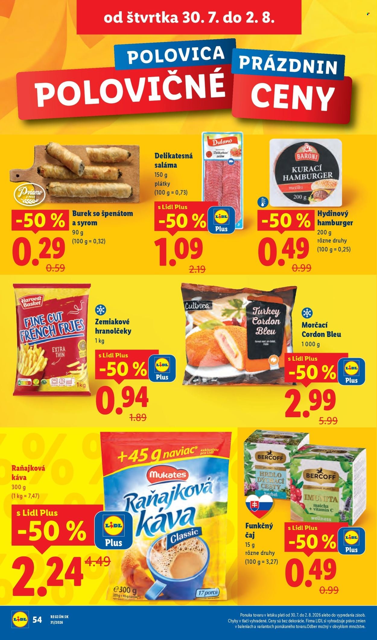 LIDL leták - Od pondelka 27.7.2026