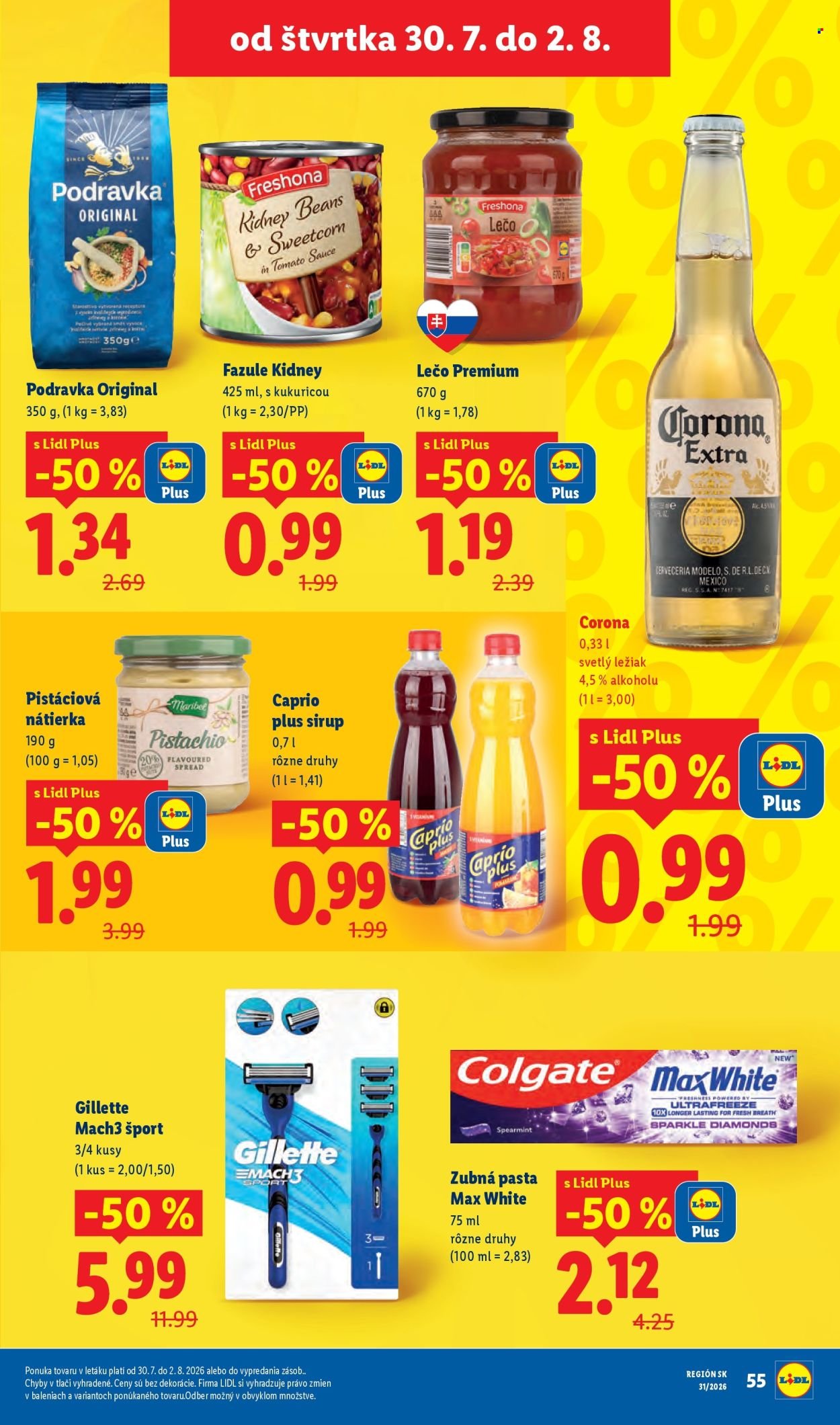 LIDL leták - Od pondelka 27.7.2026