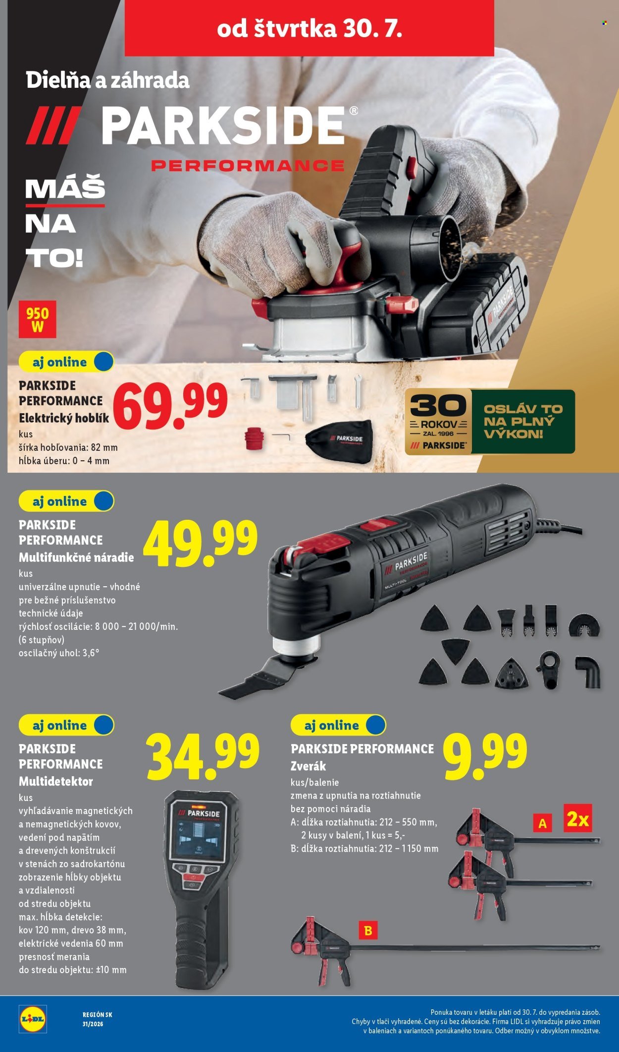 LIDL leták - Od pondelka 27.7.2026