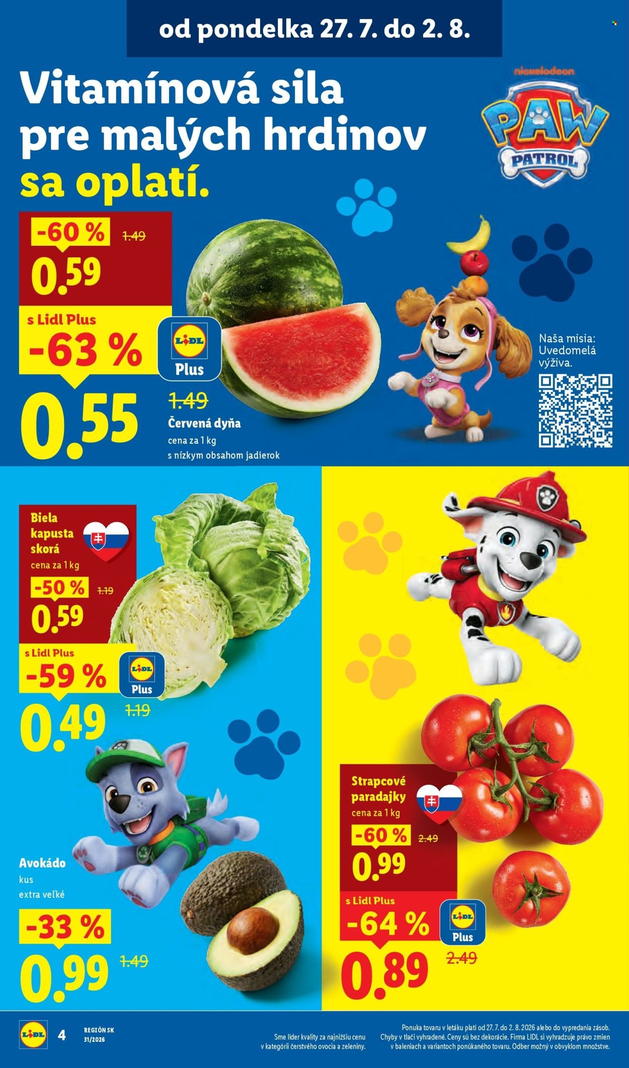 LIDL leták - Od pondelka 27.7.2026