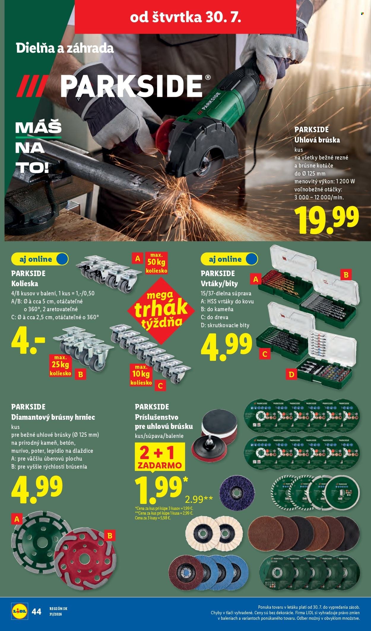 LIDL leták - Od pondelka 27.7.2026