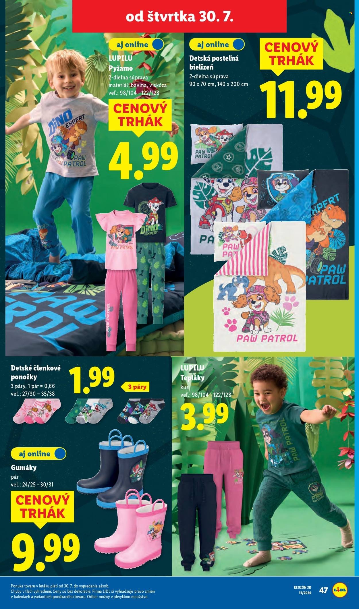 LIDL leták - Od pondelka 27.7.2026