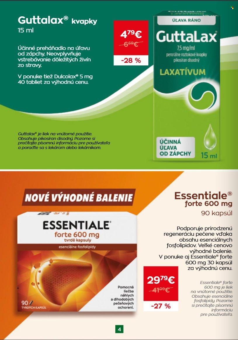 SCHNEIDER LEKÁREŇ leták - Od stredy 1.4.2026 (2026-04-01 - 2026-04-30) | 4