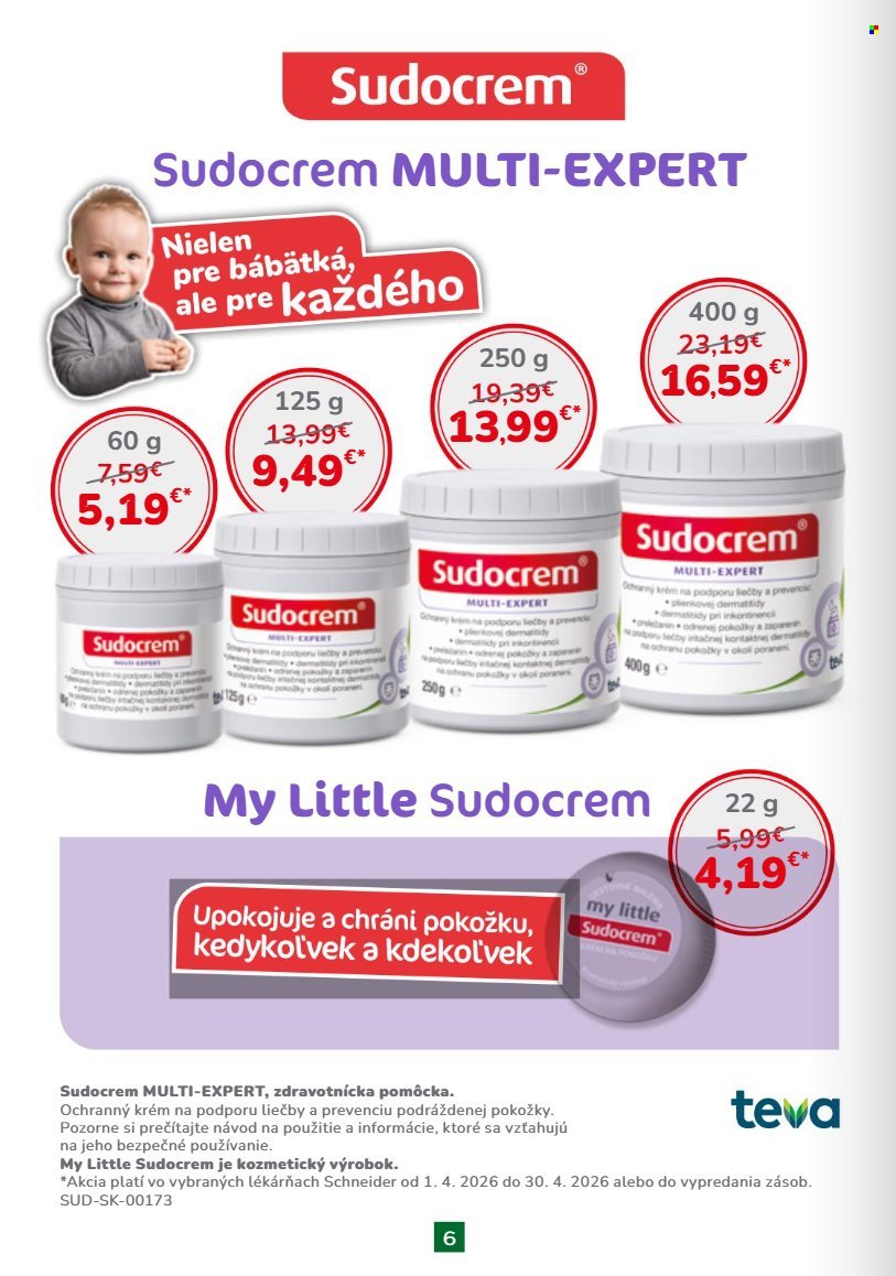 SCHNEIDER LEKÁREŇ leták - Od stredy 1.4.2026 (2026-04-01 - 2026-04-30) | 6