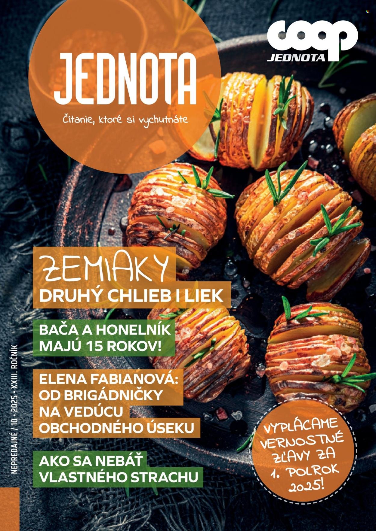 COOP JEDNOTA leták - Od stredy 1.10.2025 (2025-10-01 - 2025-10-31) | 1