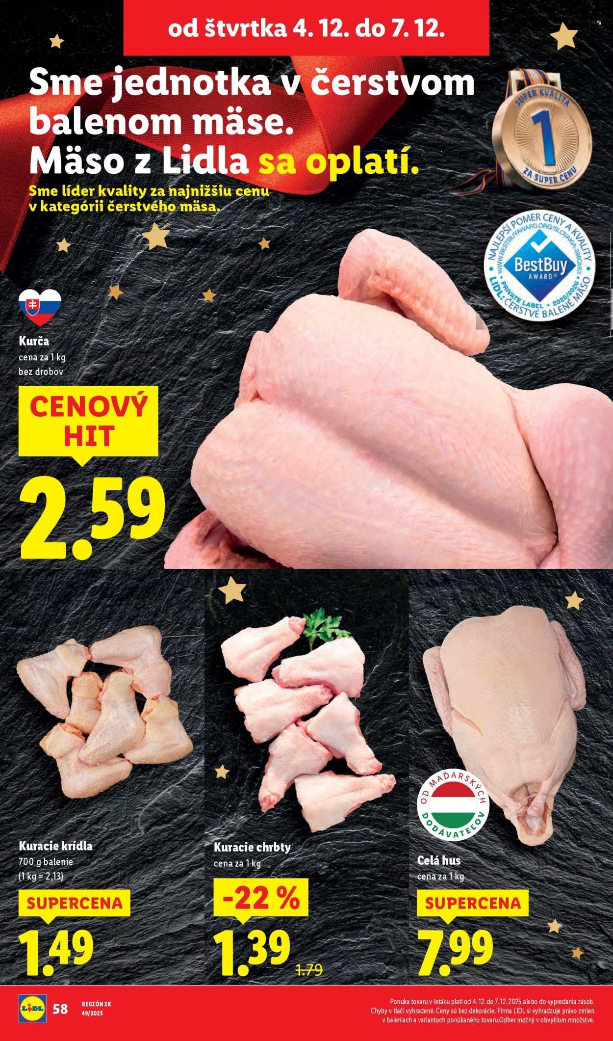 LIDL leták - Od štvrtka 4.12.2025 (2025-12-04 - 2025-12-07) | 12